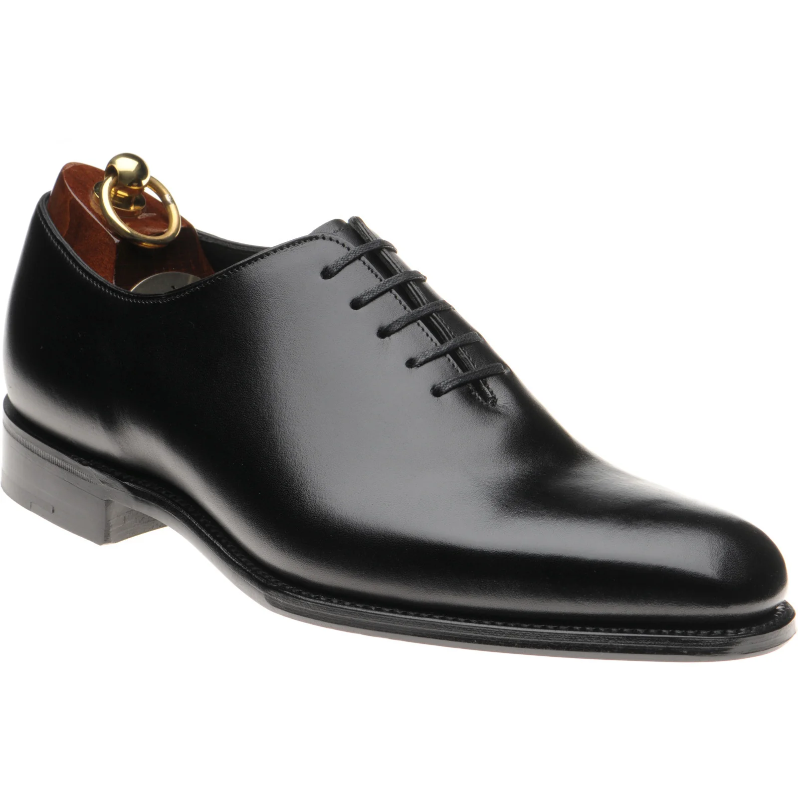 Loake Wholebury mens wholecuts in black calf (second)