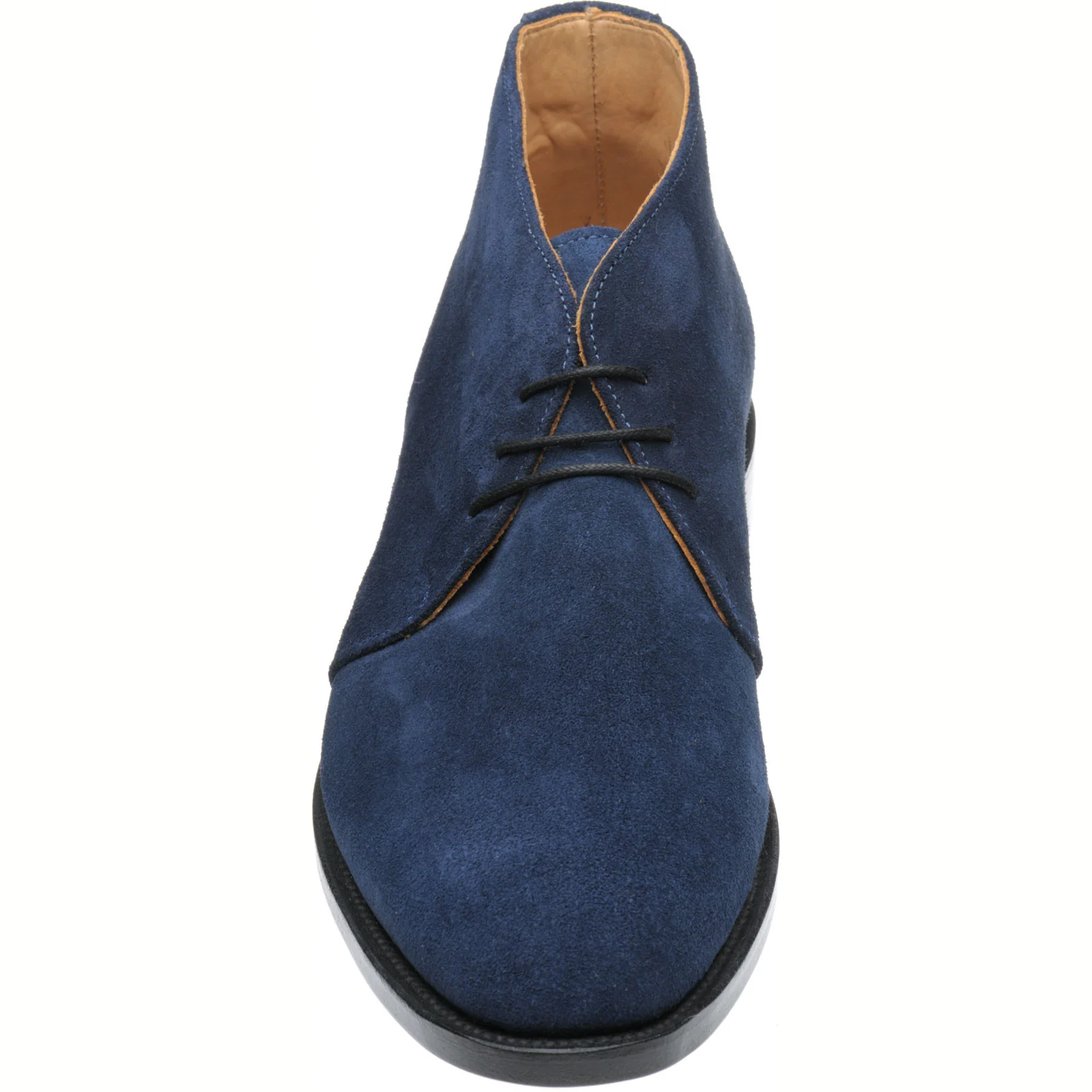 NPS Russell mens Chukka boots in navy suede - Image 2