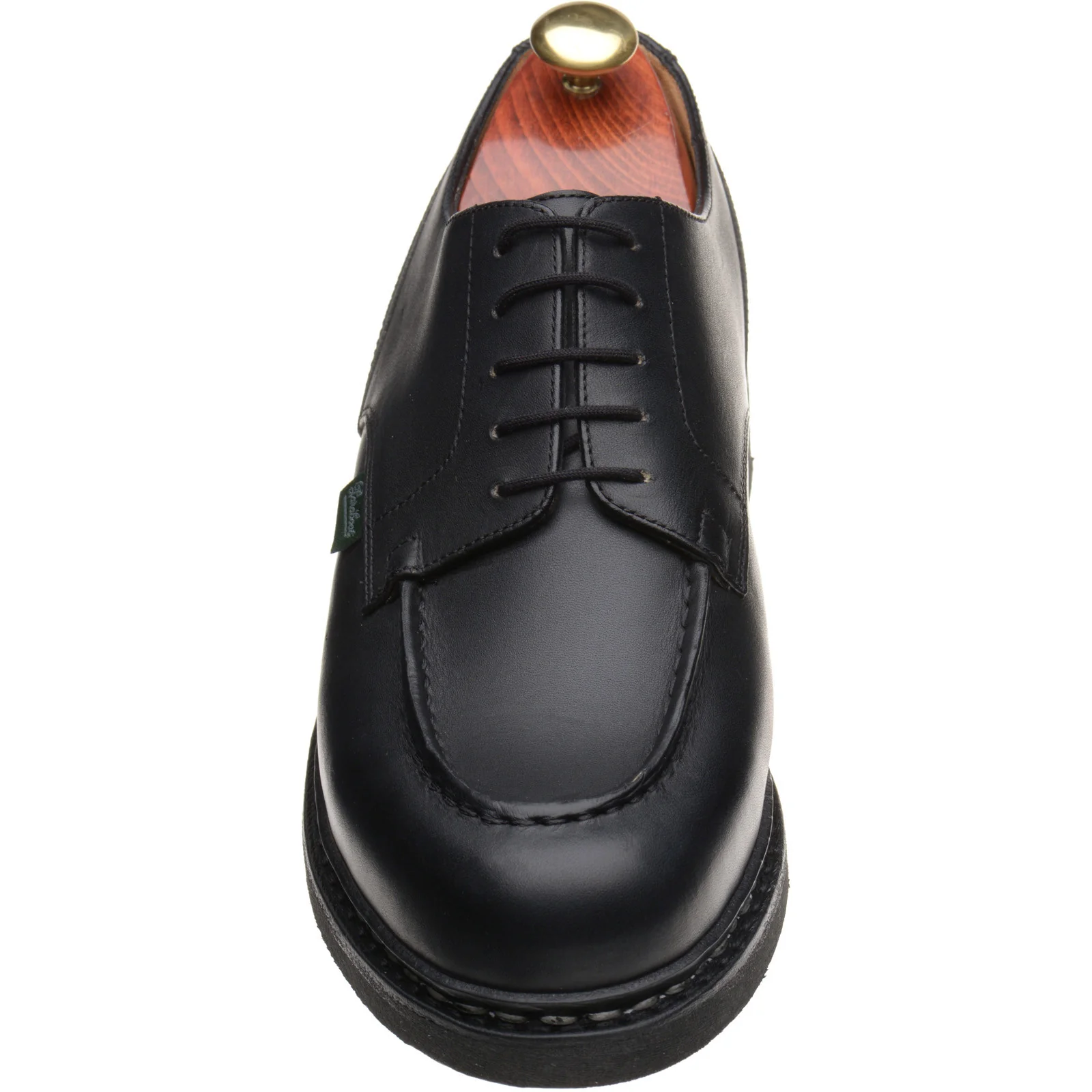 Paraboot Chambord mens rubber-soled in lisse noir black - Image 2