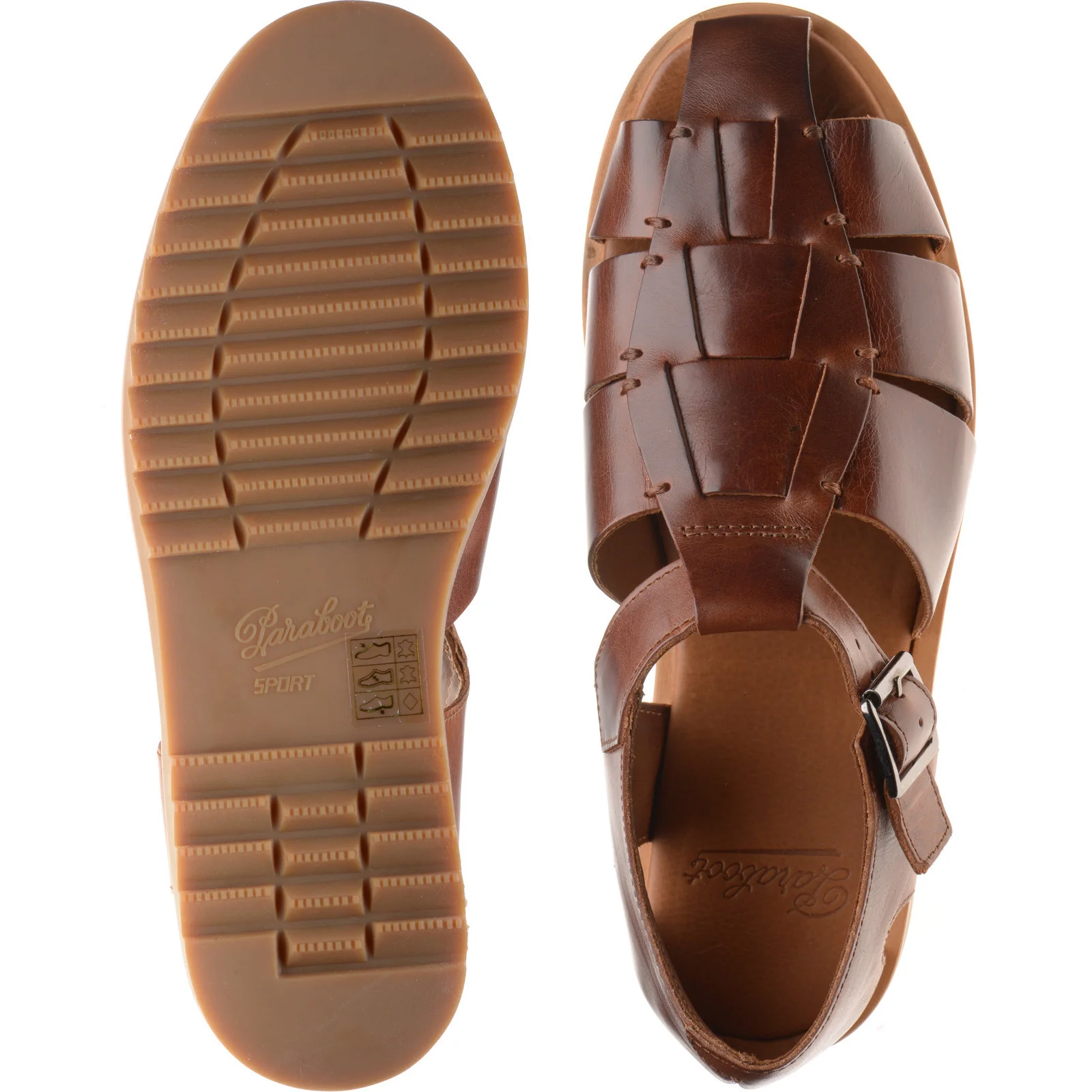 Paraboot Pacific mens rubber-soled in vegetal marron - Image 3