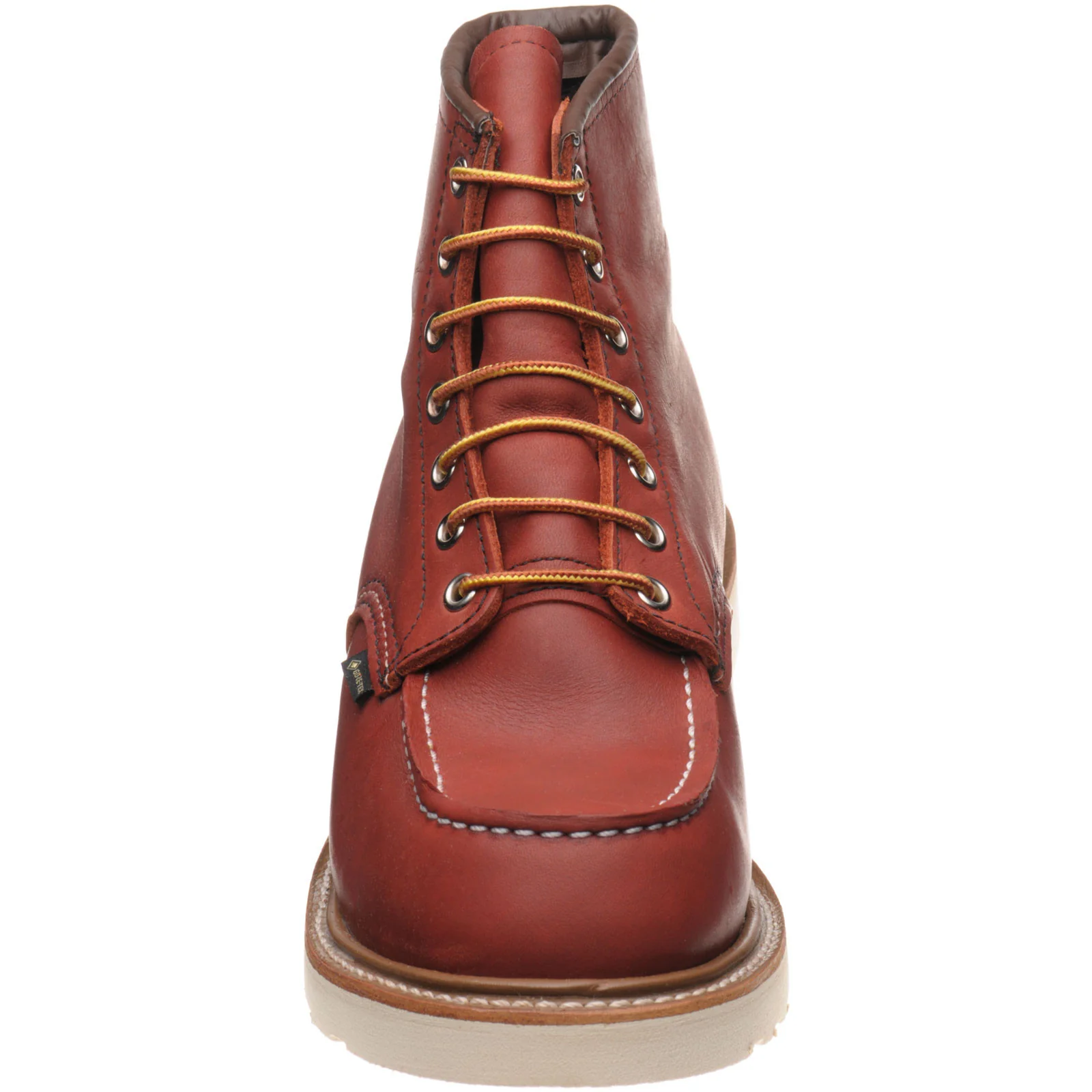 Red Wing 6-Inch Classic Moc mens rubber-soled boots in russet taos (irish setter) - Image 2