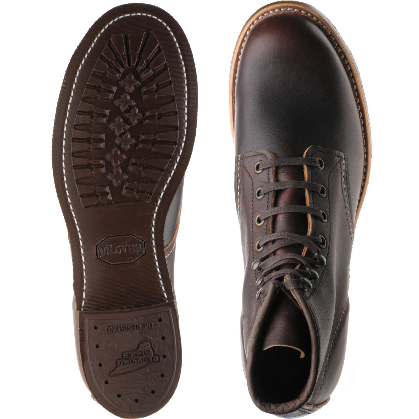 Red Wing Blacksmith mens rubber-soled boots in briar oil slick - Image 3
