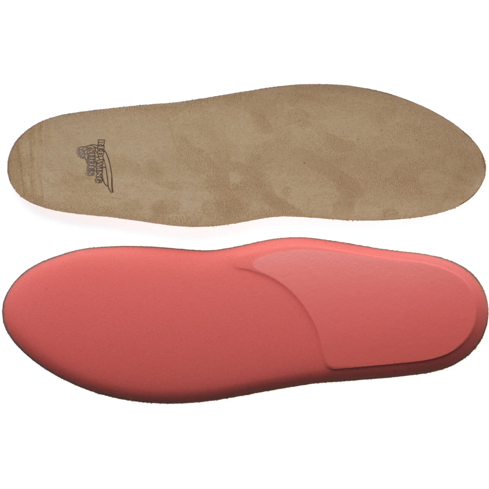 Red Wing Footbeds mens in red and suede