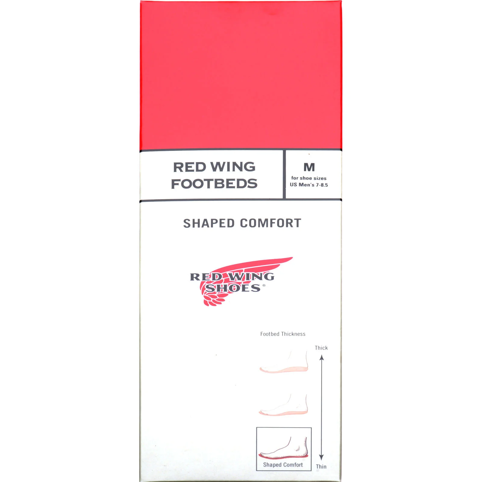 Red Wing Footbeds mens in red and suede - Image 2