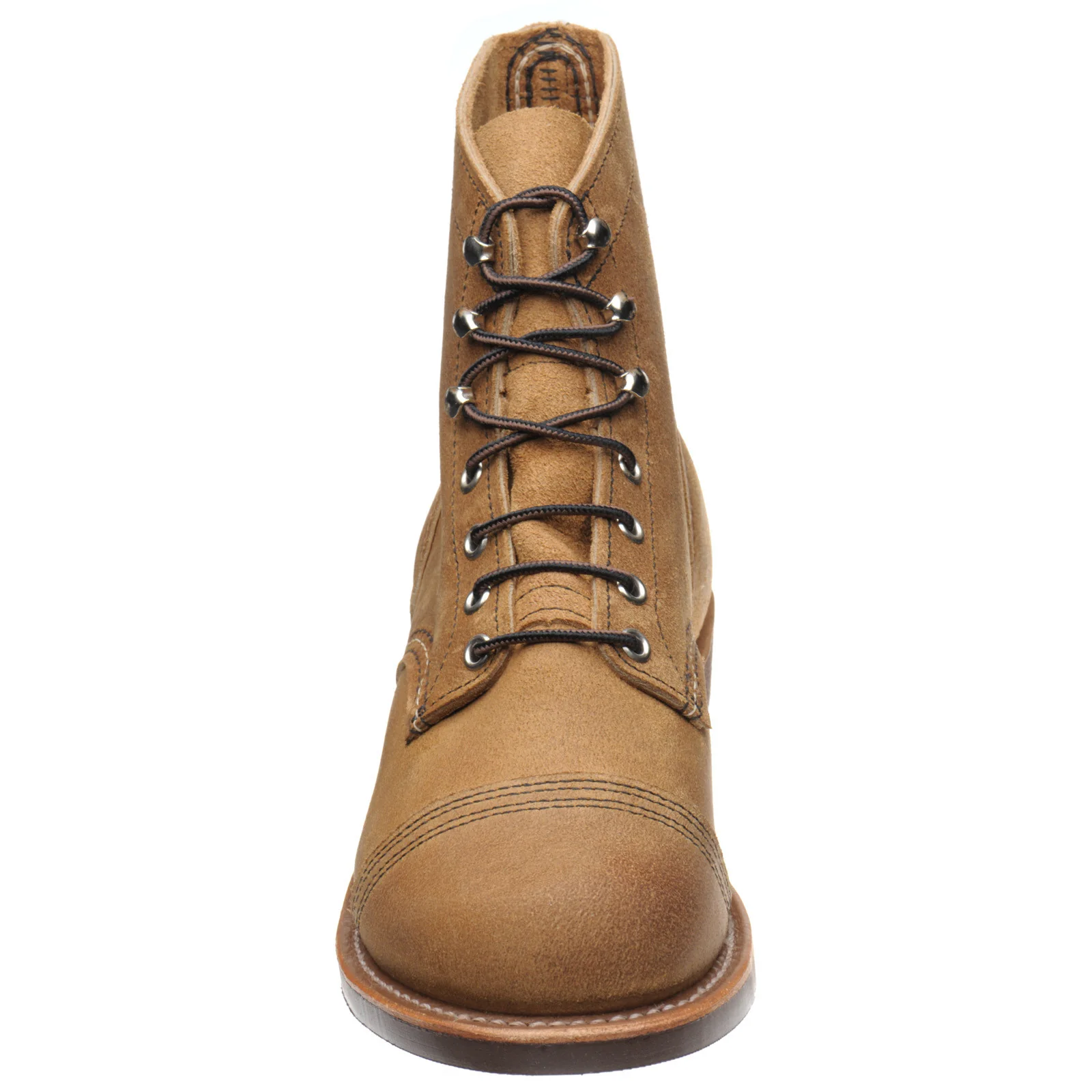 Red Wing Iron Ranger mens rubber-soled boots in hawthorne muleskinner - Image 2