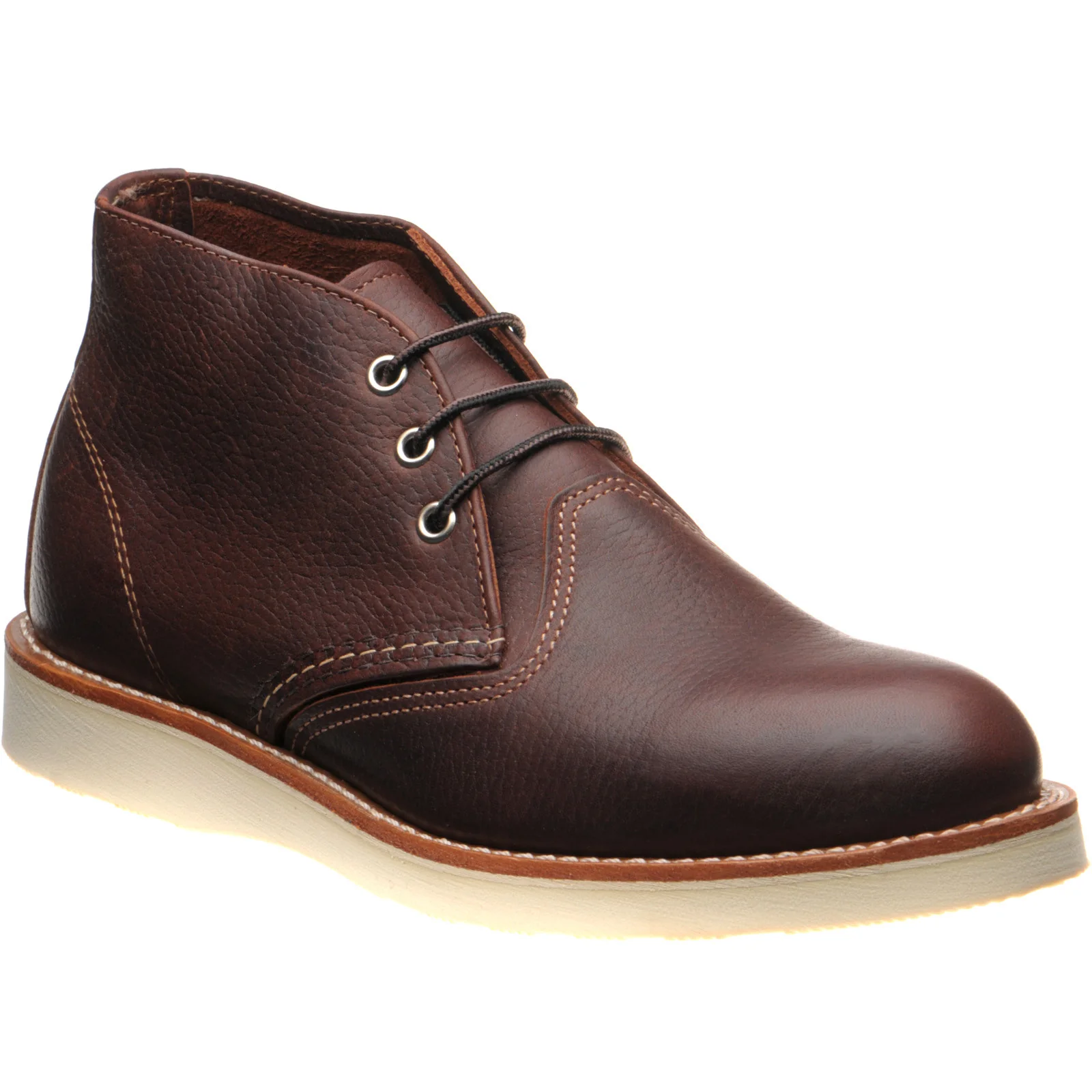 Red Wing Work Chukka mens rubber-soled Derby shoes in briar oil slick (second)