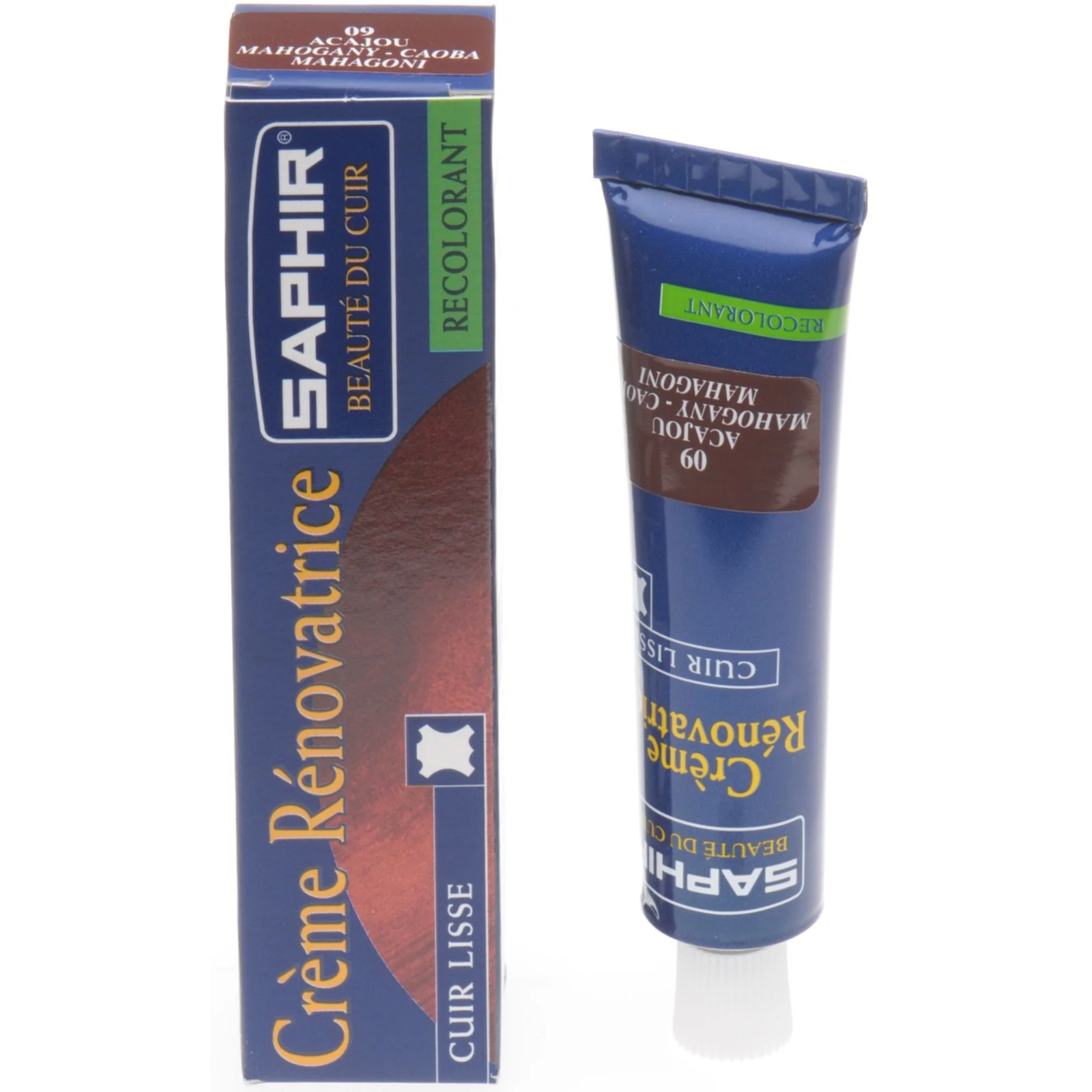 Saphir Creme Renovatrice Renovating Cream 25 ml in mahogany