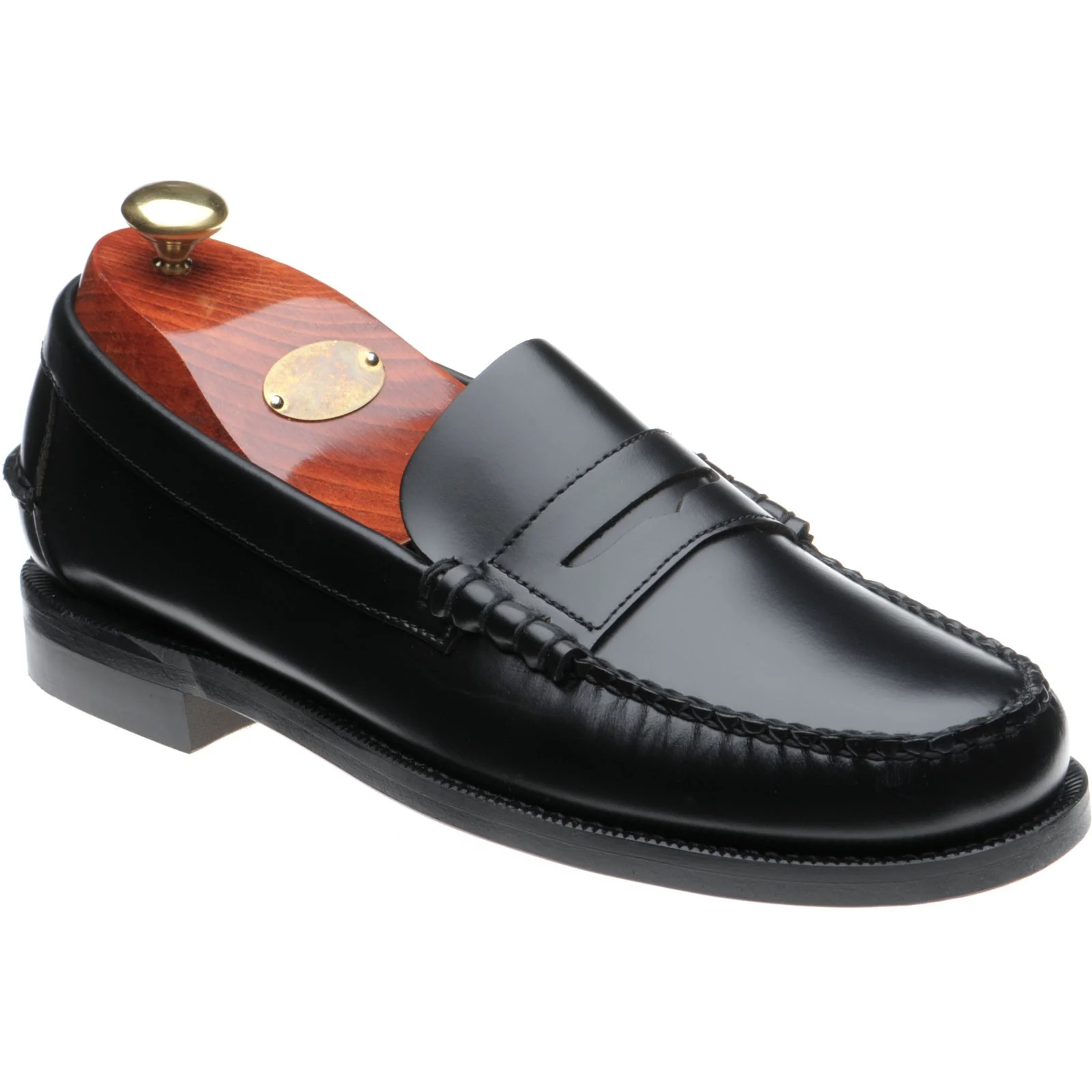 Sebago Classic Dan mens loafers in black (second)