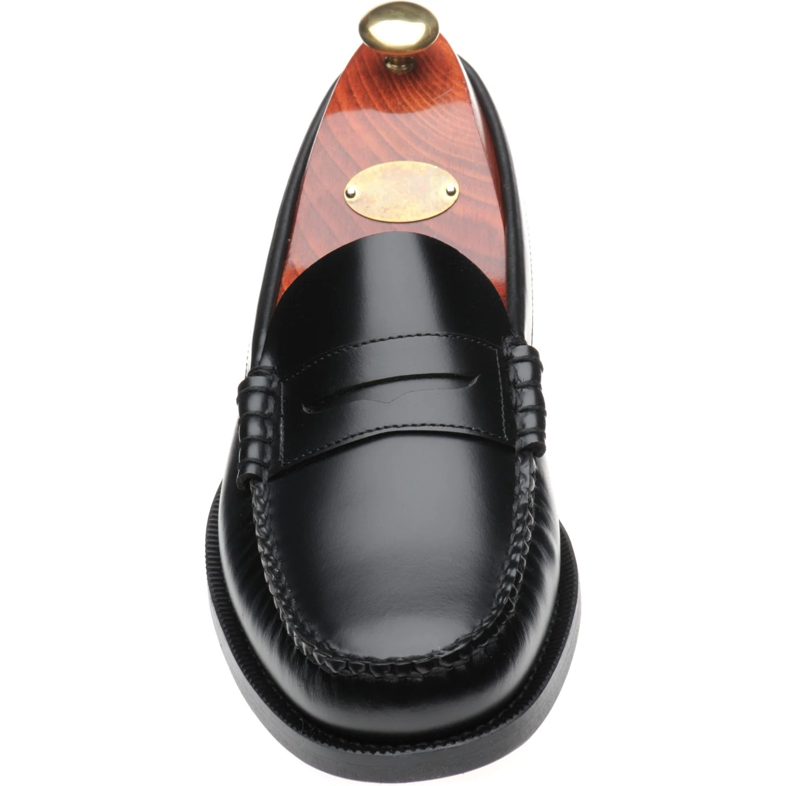 Sebago Classic Dan mens loafers in black (second) - Image 2