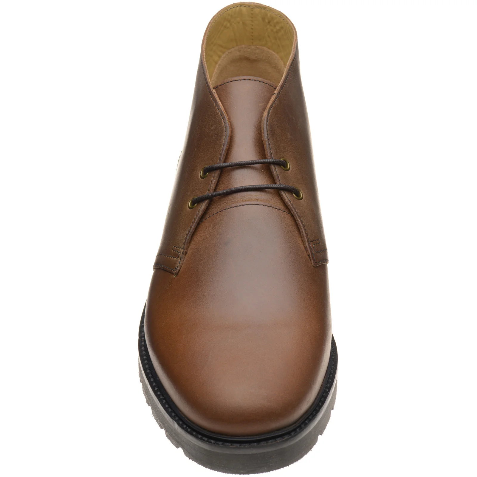 Solovair Chukka Boot mens rubber-soled boots in brown gaucho - Image 2