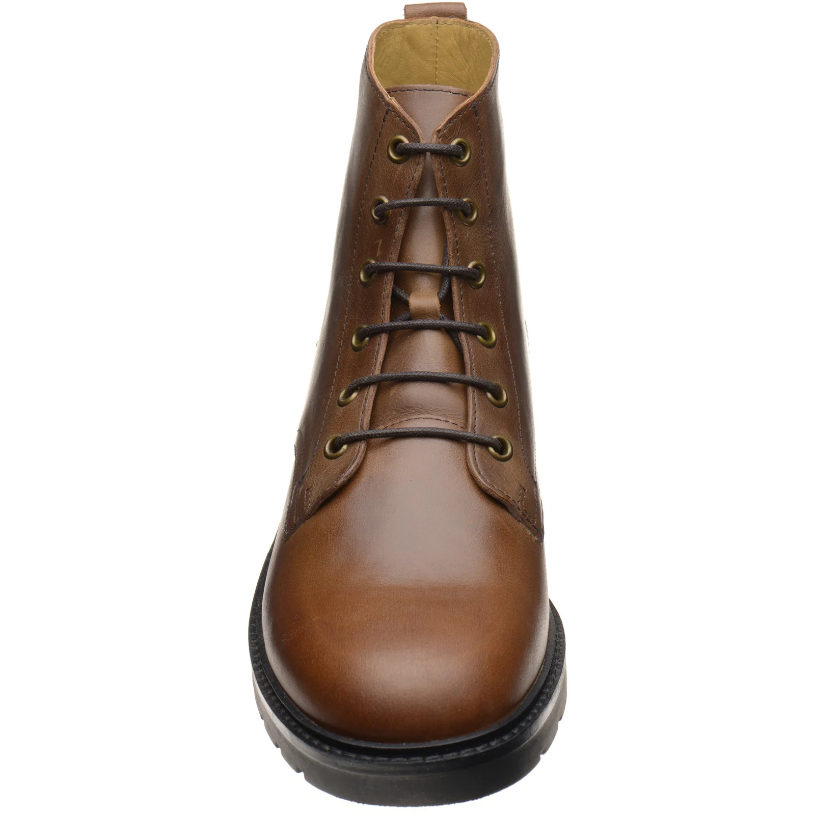 Solovair Derby Boot mens rubber-soled boots in brown gaucho - Image 2
