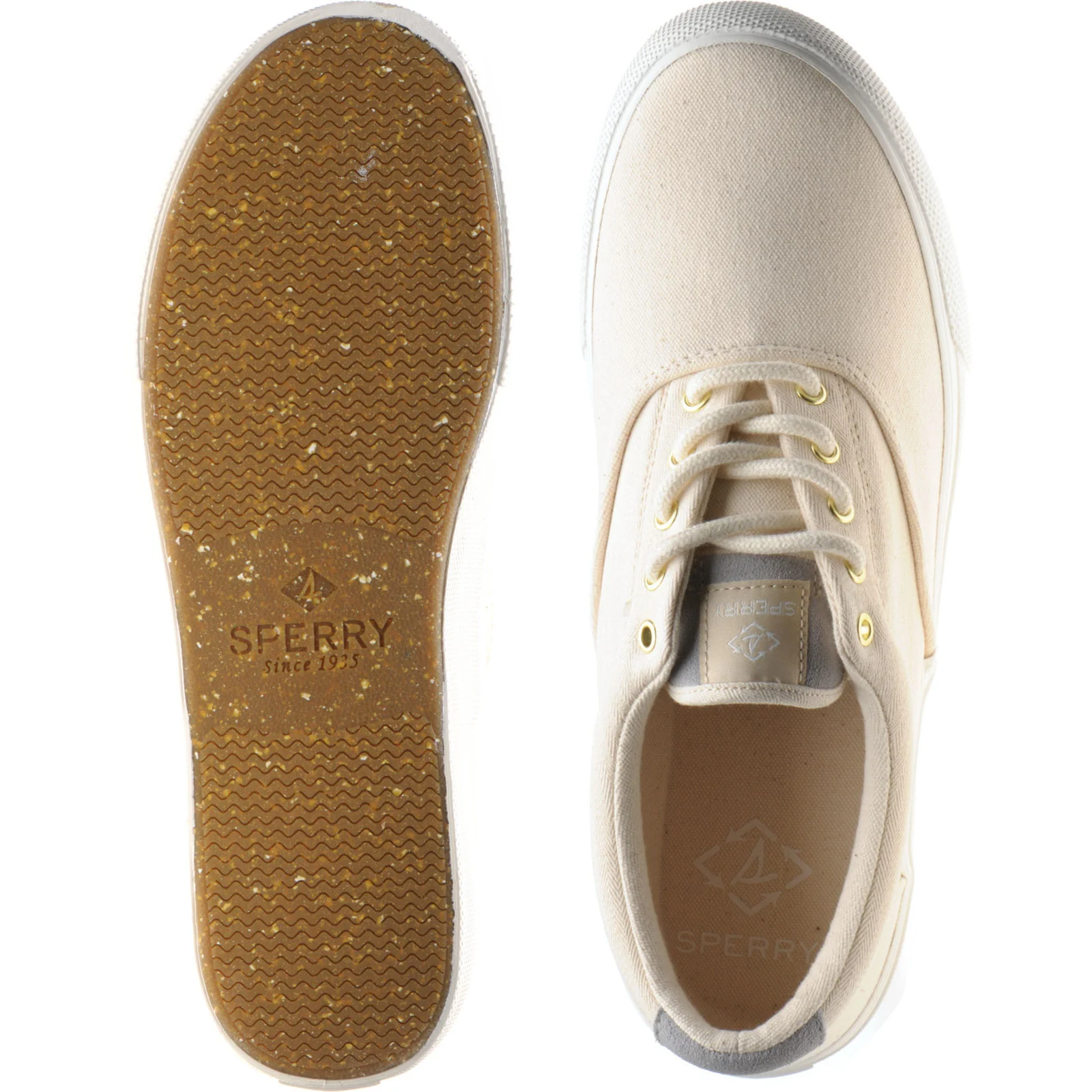Sperry Striper II mens rubber-soled Oxfords in natural - Image 3