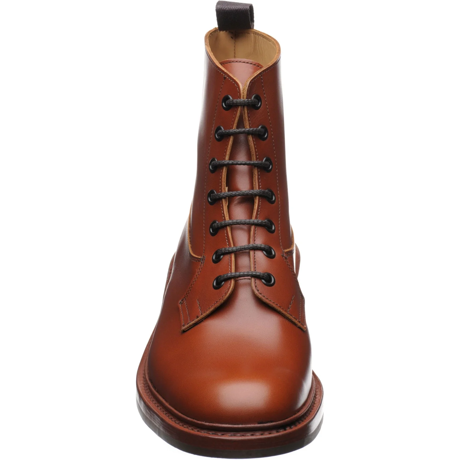 Trickers Burford (Rubber) mens rubber-soled boots in marron calf - Image 2