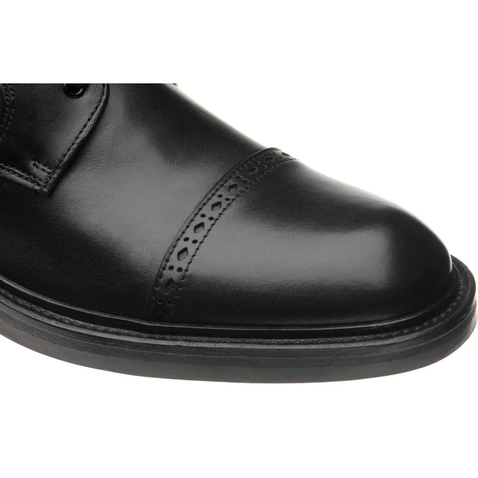 Wildsmith Model 18 mens rubber-soled boots in black calf (second) - Image 5