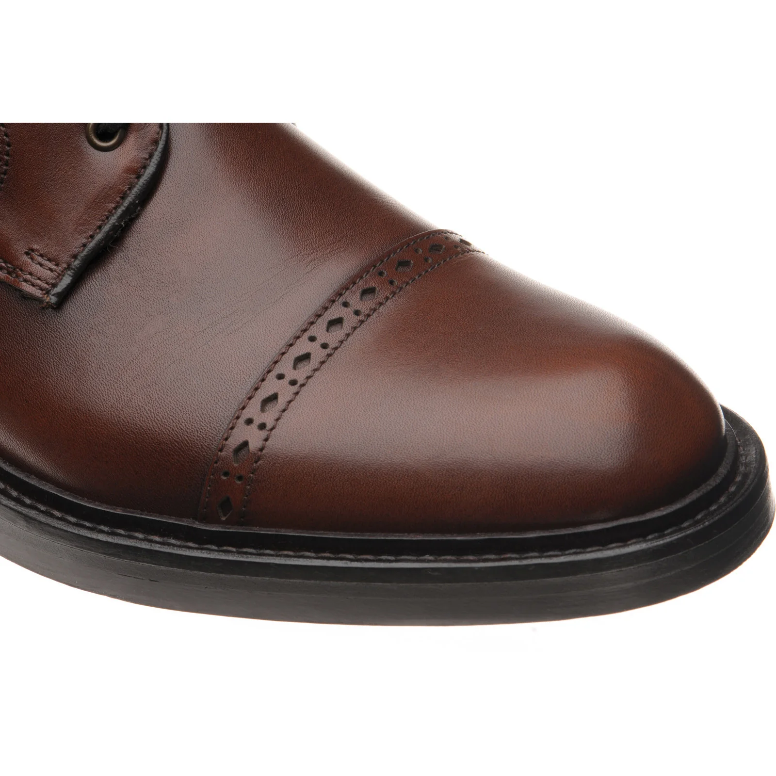 Wildsmith Model 18 mens rubber-soled boots in cognac calf (second) - Image 5
