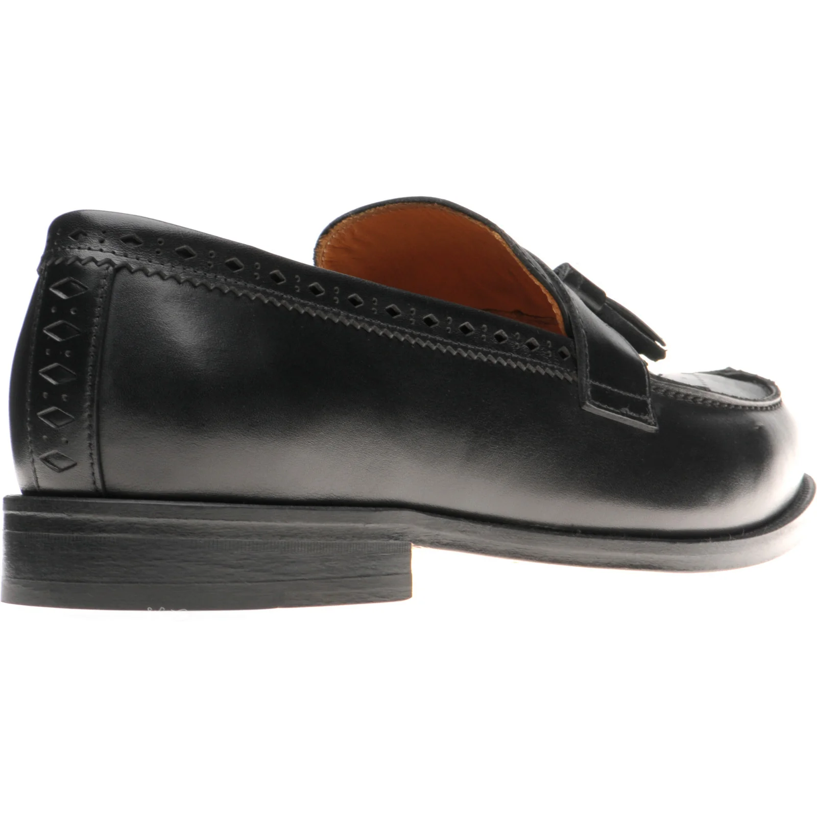 Wildsmith Model 27 mens tasselled loafers in black calf (second) - Image 4