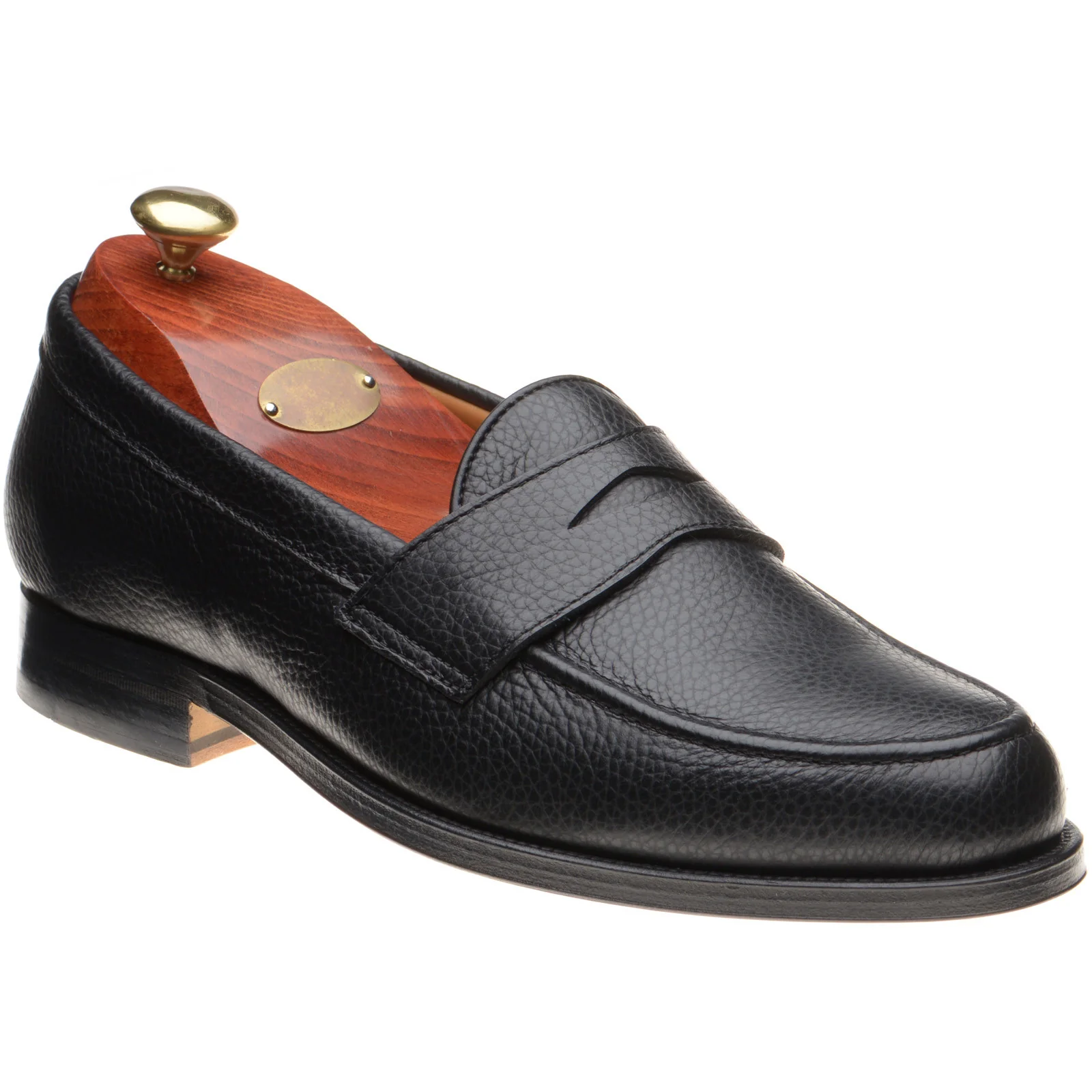 Wildsmith Model 31 mens loafers in black grain