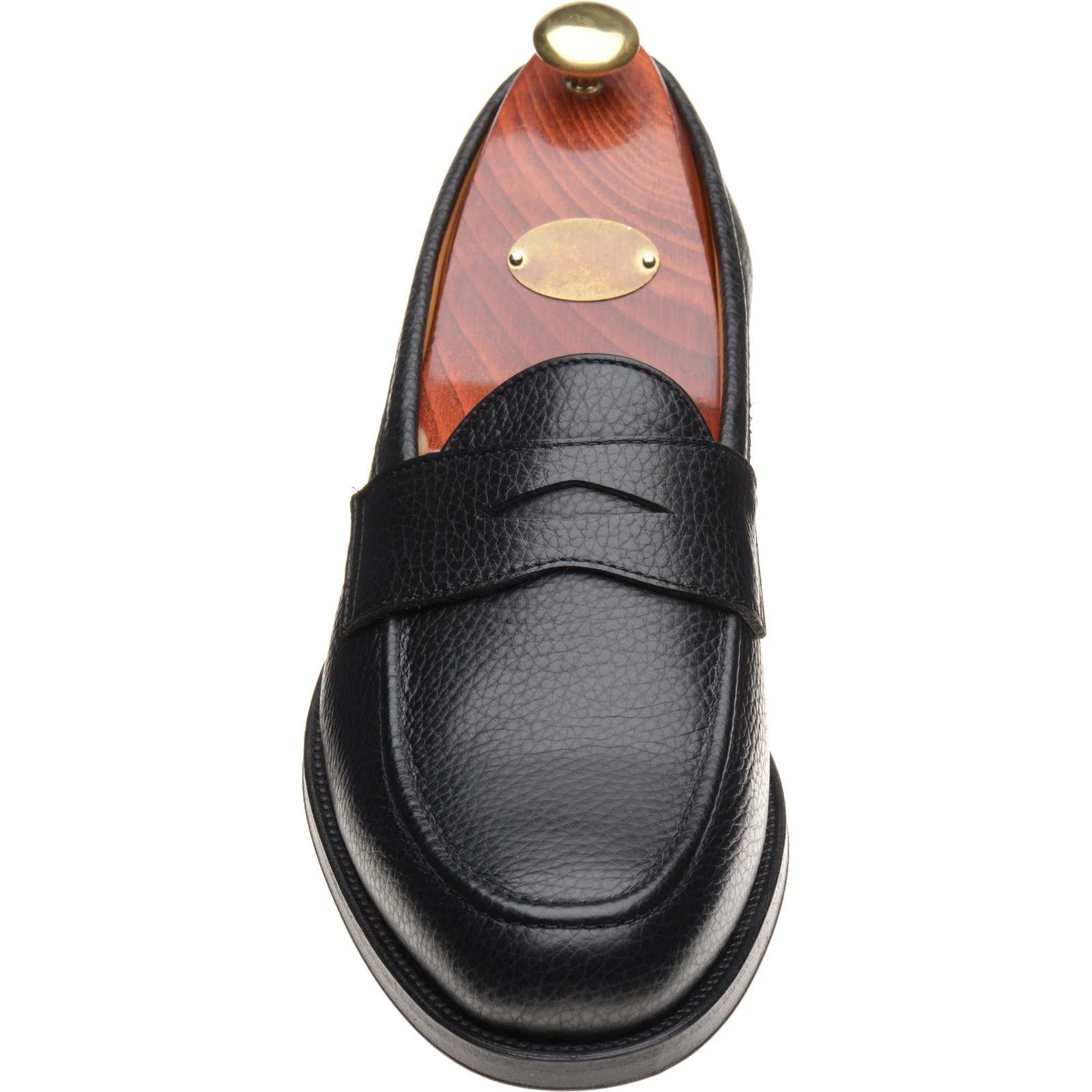 Wildsmith Model 31 mens loafers in black grain - Image 2