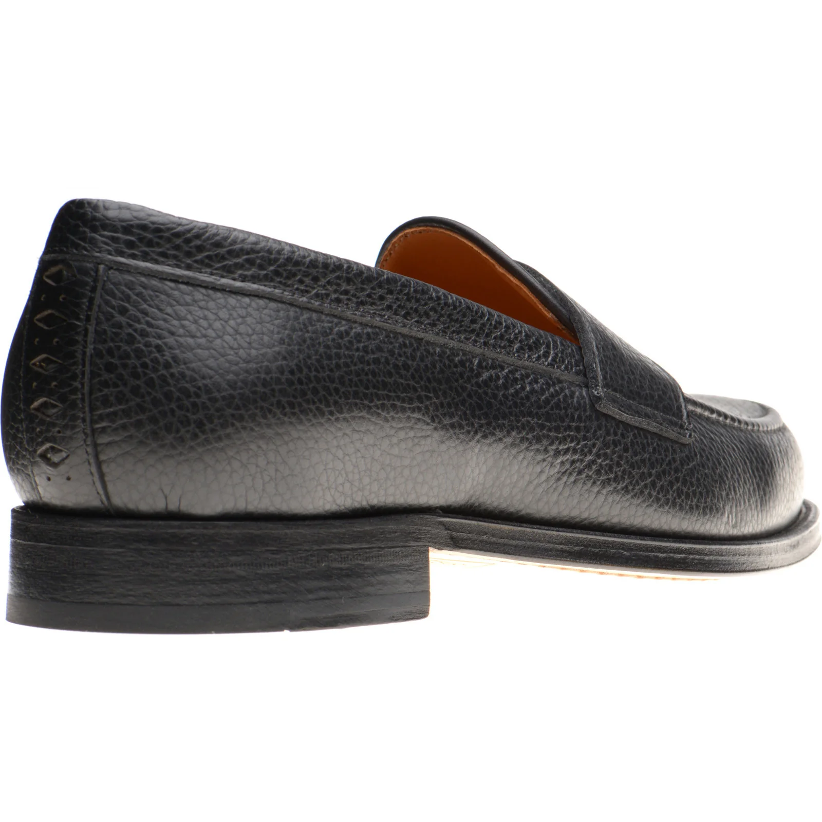 Wildsmith Model 31 mens loafers in black grain - Image 4