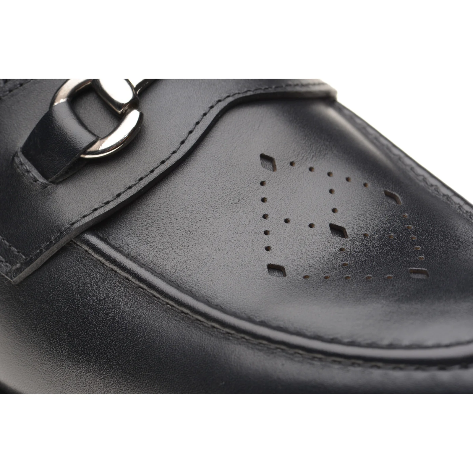 Wildsmith Model 51 mens rubber-soled loafers in black calf - Image 5