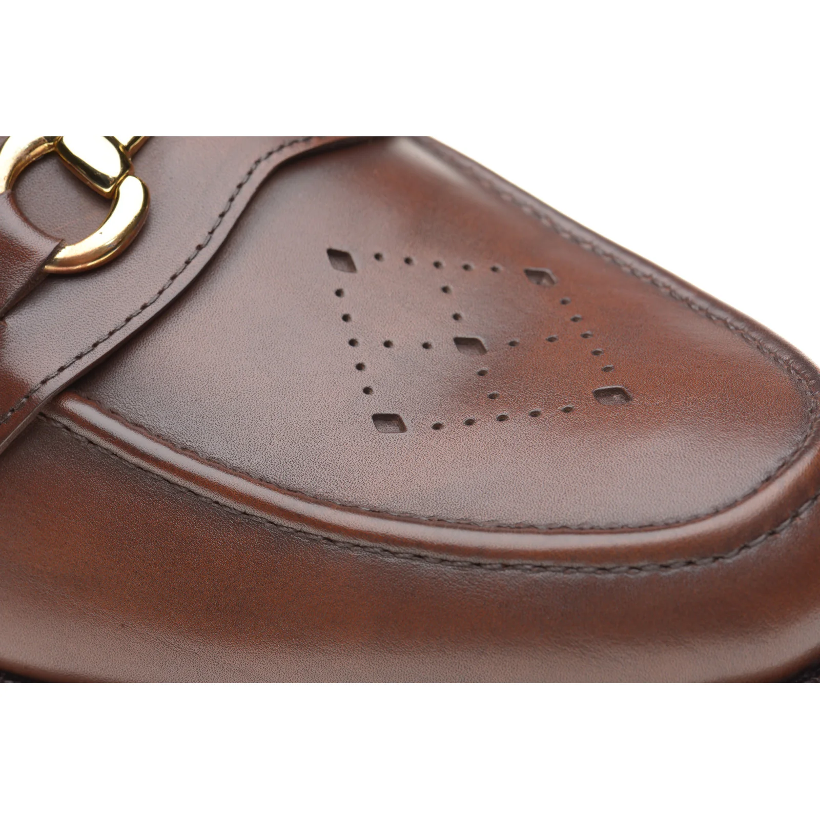 Wildsmith Model 51 mens rubber-soled loafers in cognac calf - Image 5