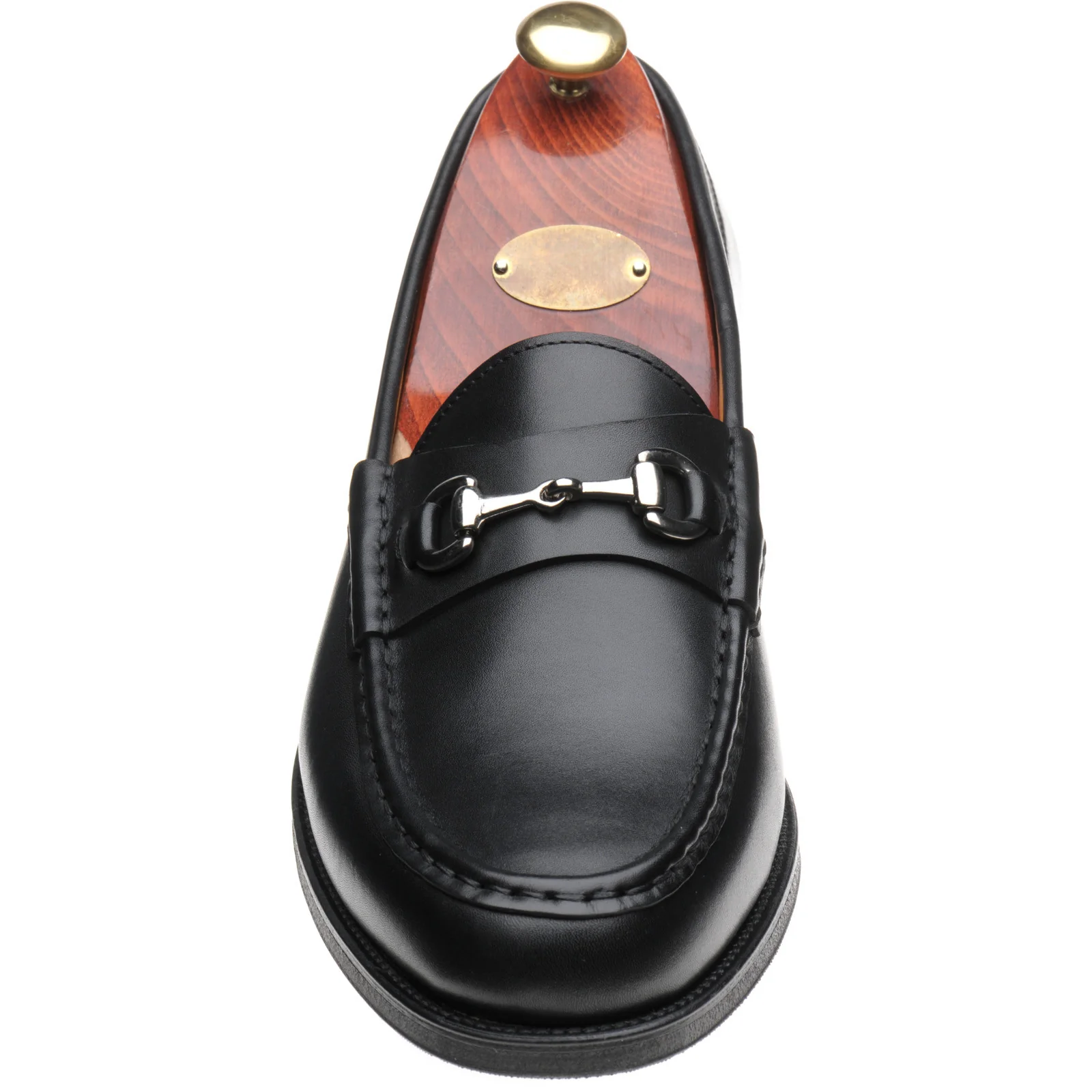 Wildsmith Model 53 mens rubber-soled loafers in black calf - Image 2