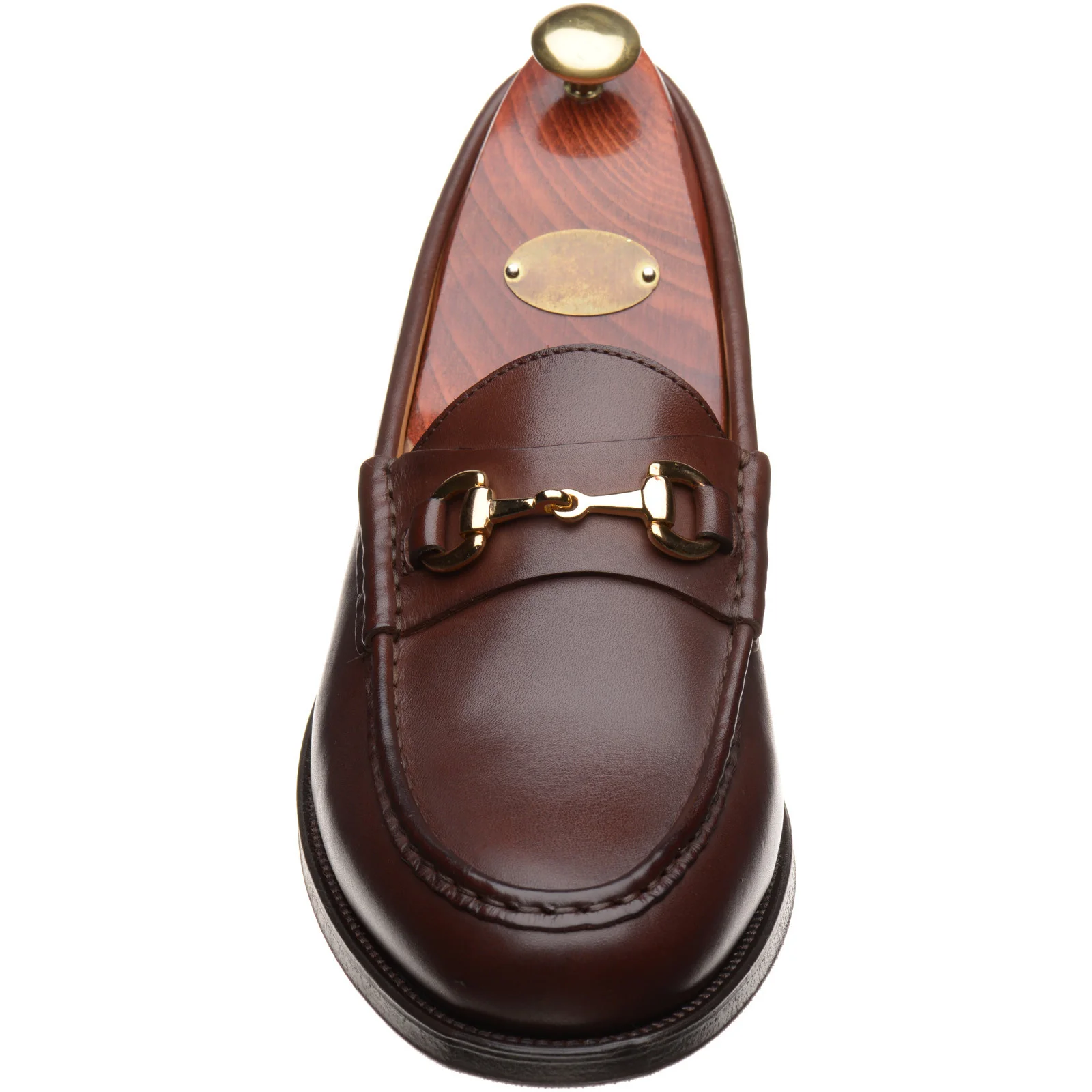 Wildsmith Model 53 mens rubber-soled loafers in conker calf - Image 2