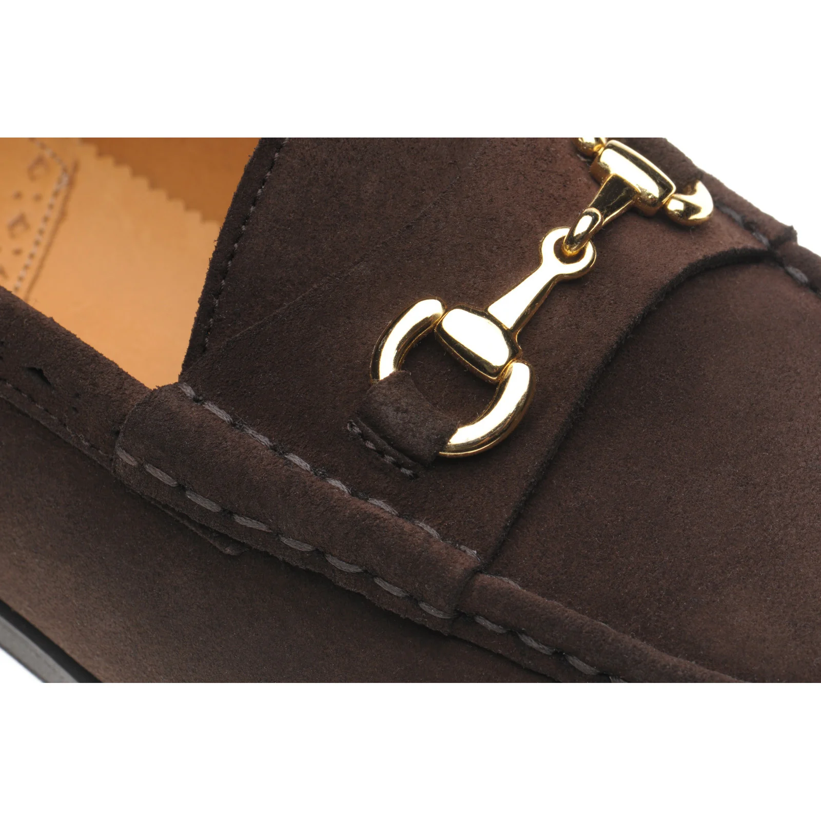 Wildsmith Model 53 mens rubber-soled loafers in dark brown suede - Image 5