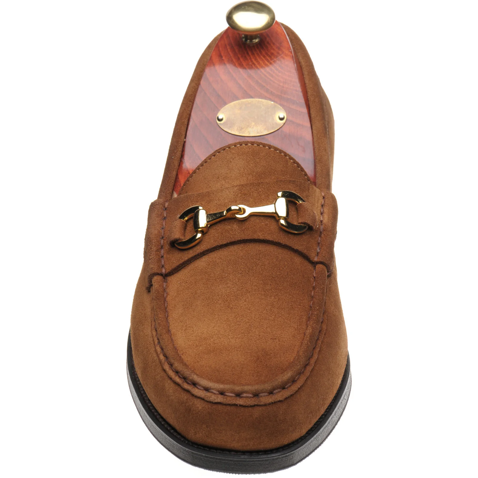 Wildsmith Model 53 mens rubber-soled loafers in tan suede - Image 2