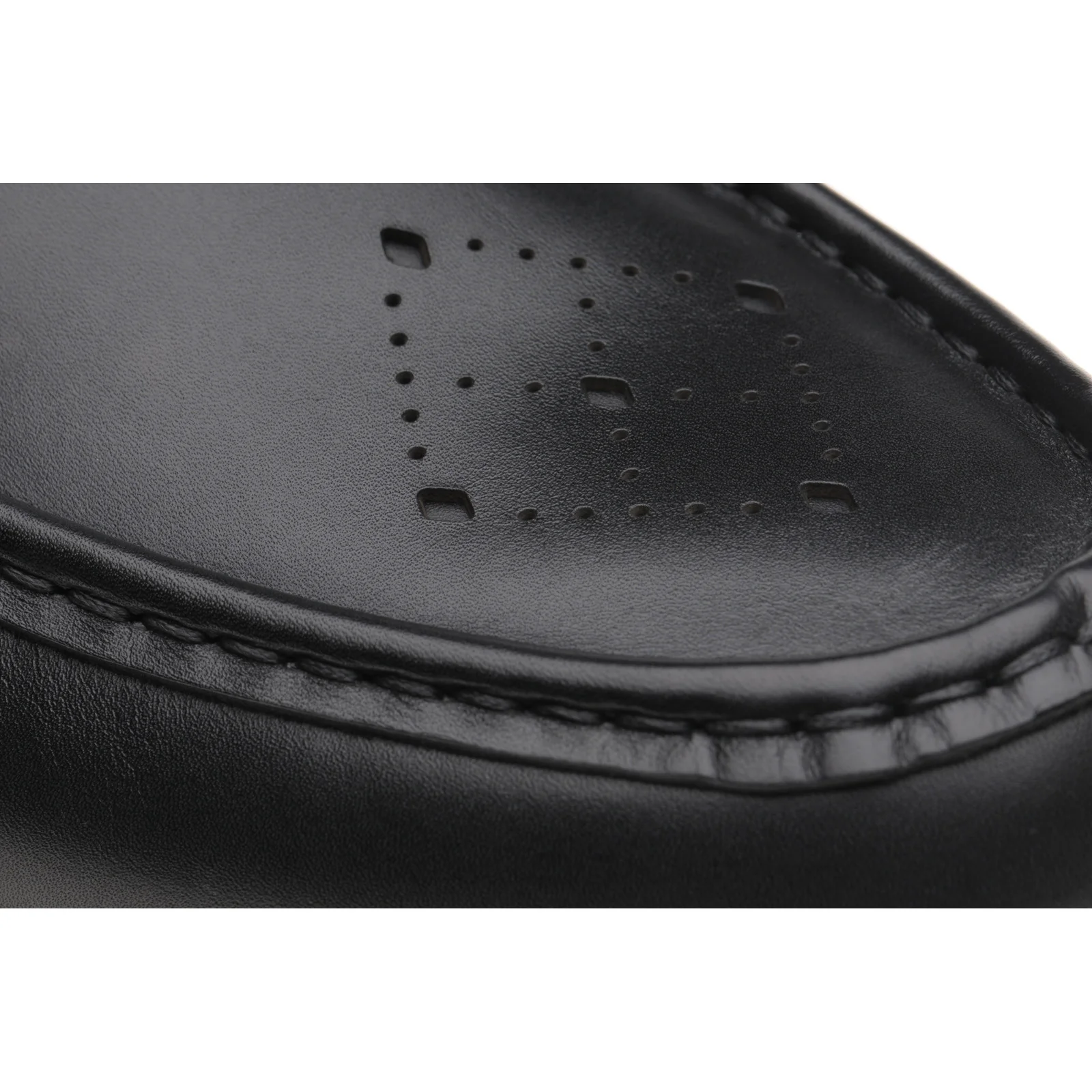 Wildsmith Model 68 mens rubber-soled Derby shoes in black calf - Image 5