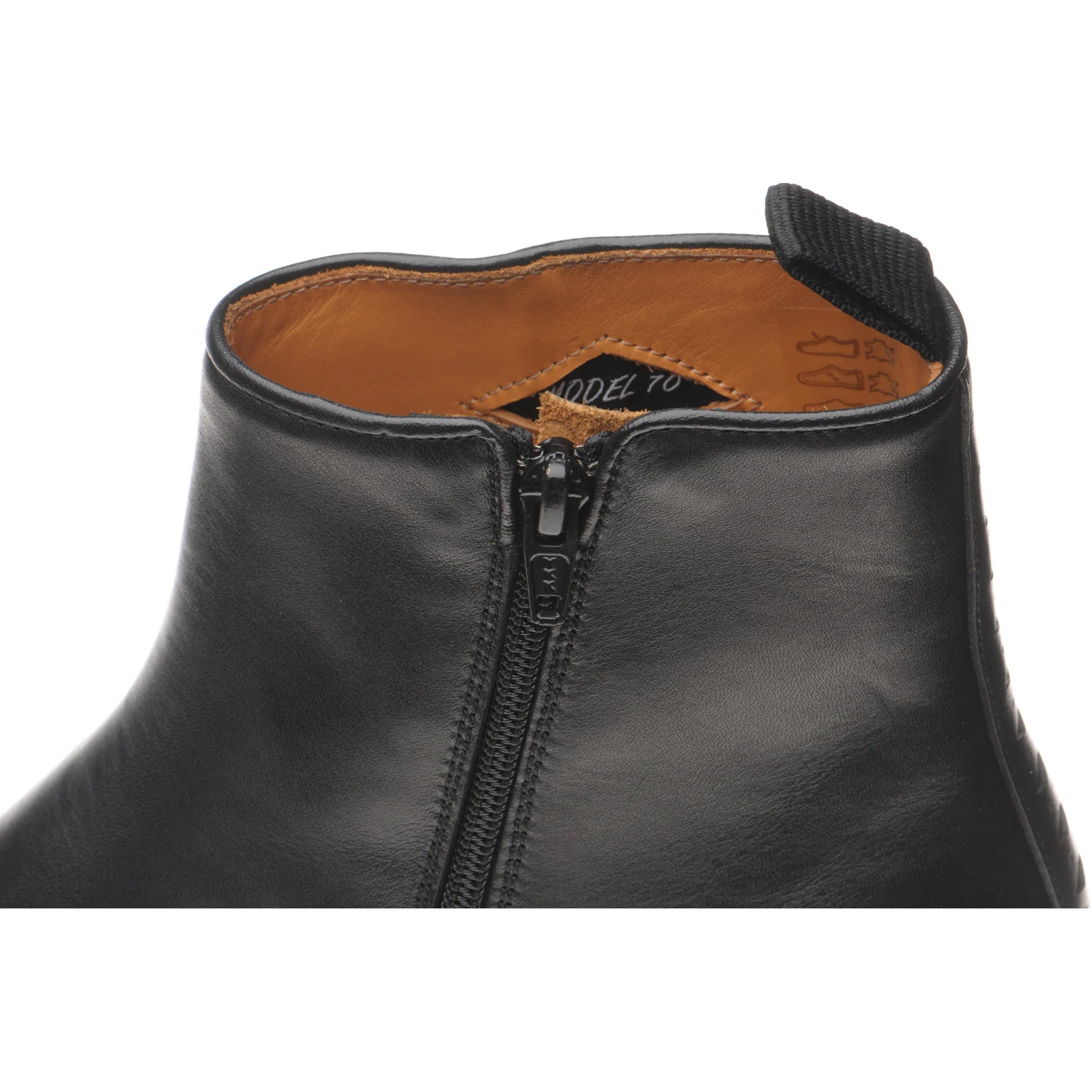 Wildsmith Model 70 mens Chelsea boots in black calf - Image 5