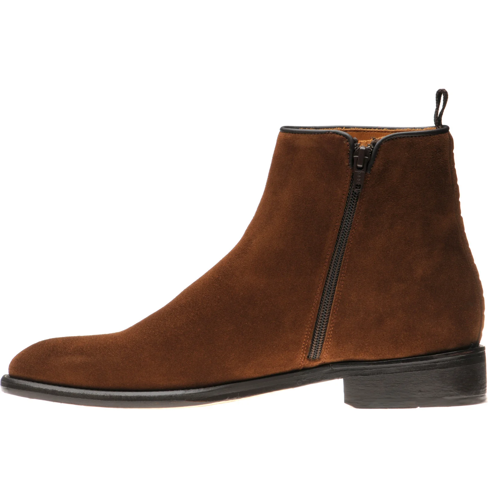 Wildsmith Model 70 mens Chelsea boots in tobacco suede (second) - Image 4