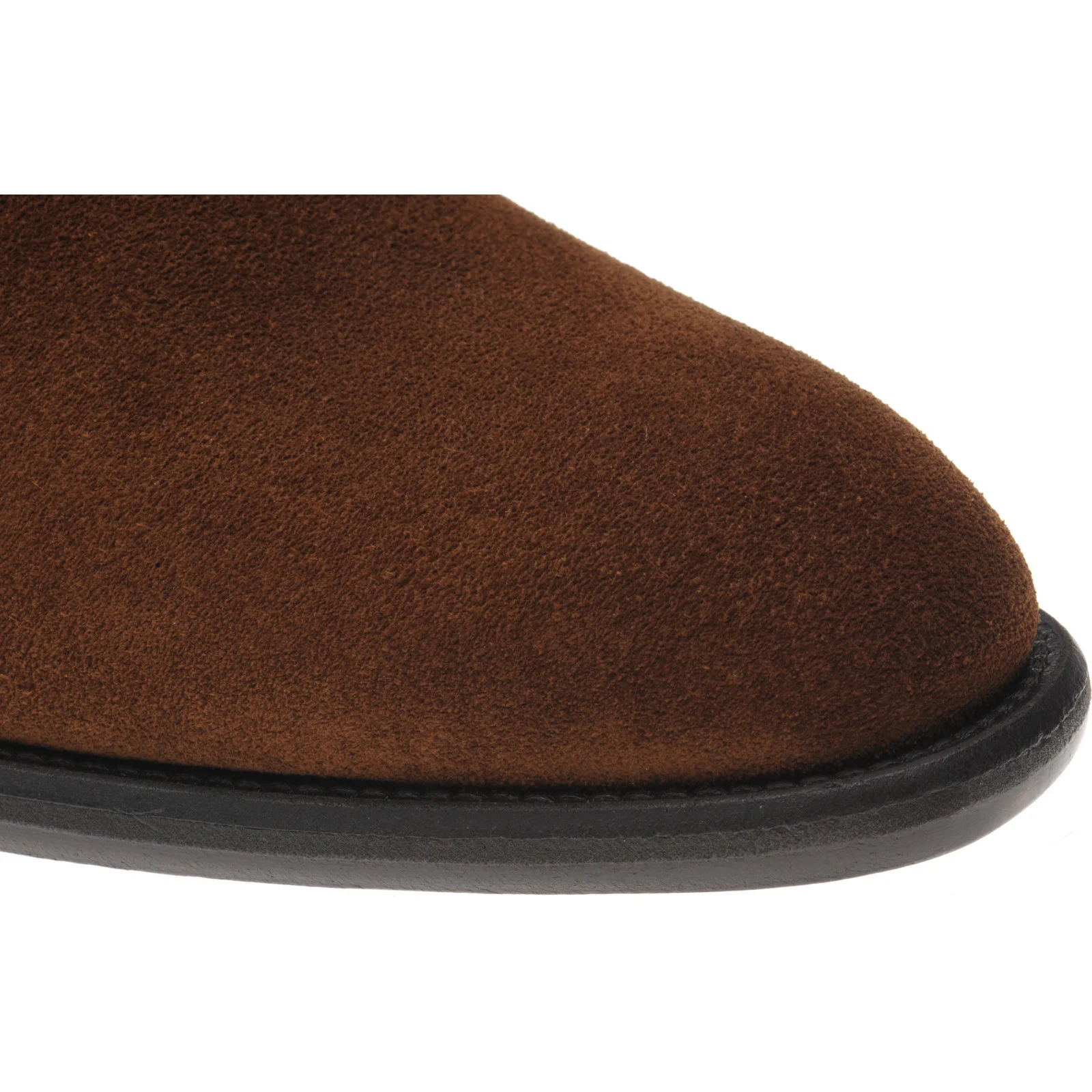 Wildsmith Model 70 mens Chelsea boots in tobacco suede (second) - Image 5