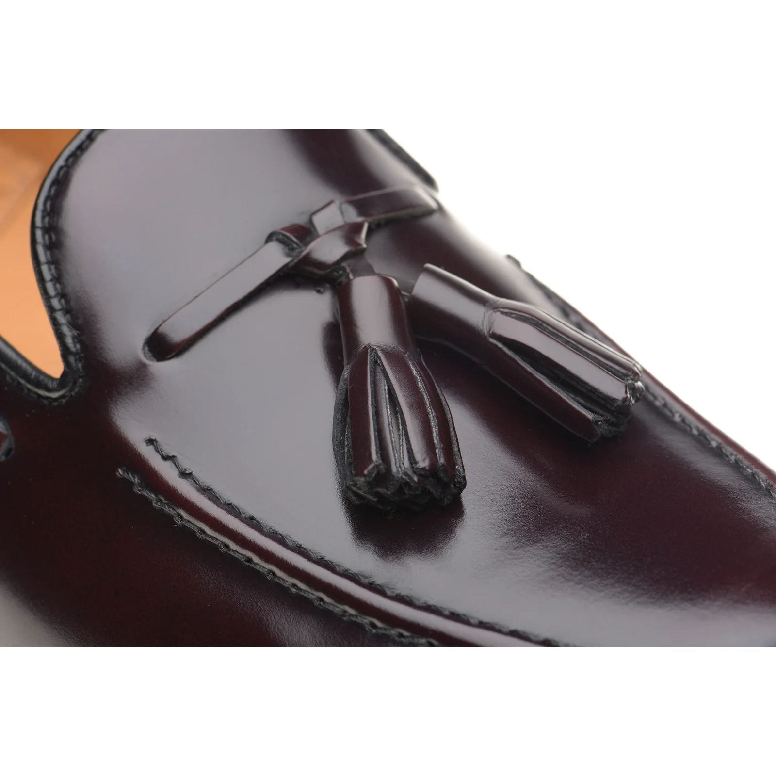 Wildsmith Model 82 Rubber mens rubber-soled loafers in burgundy polished - Image 5