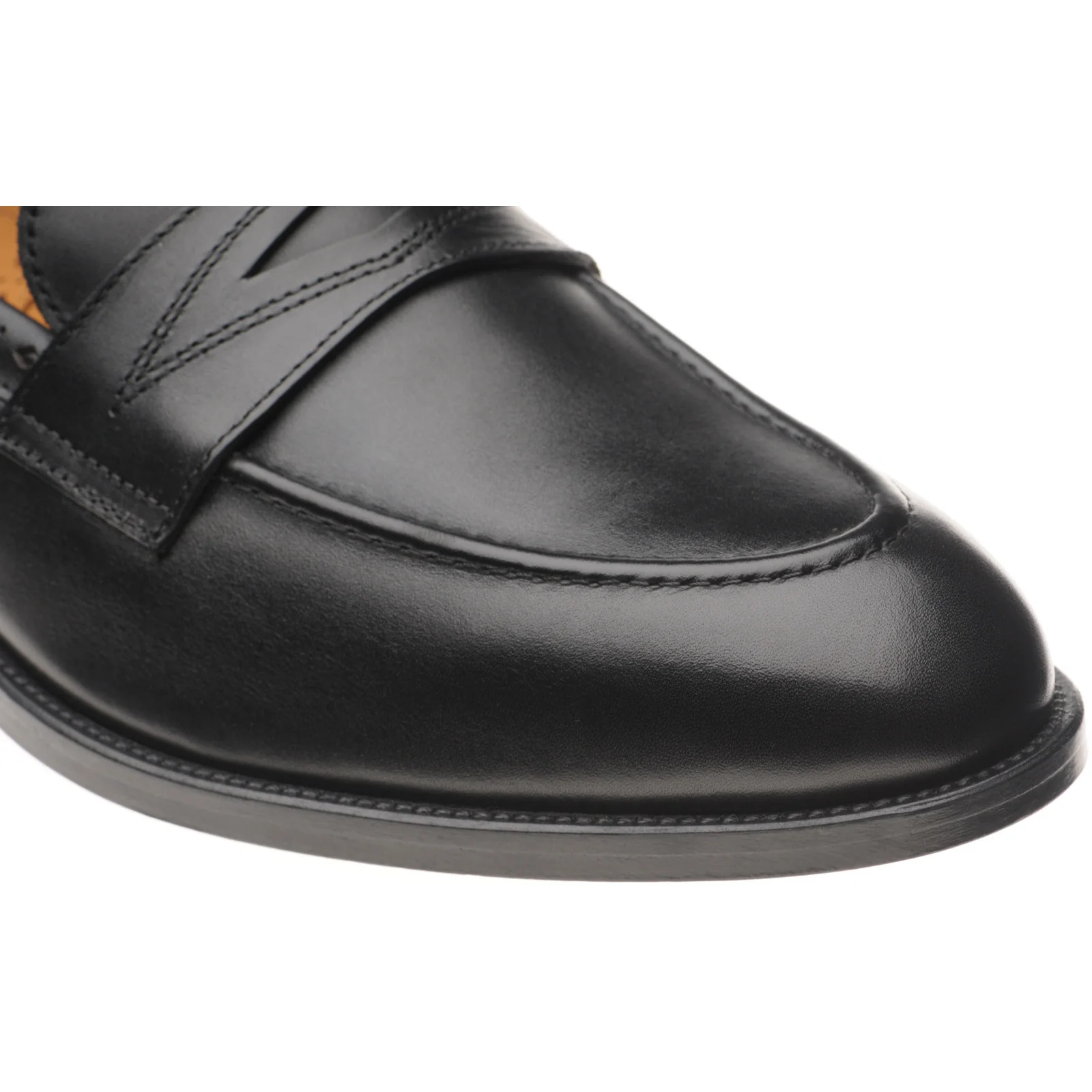 Wildsmith Model 98 mens loafers in black calf (second) - Image 5