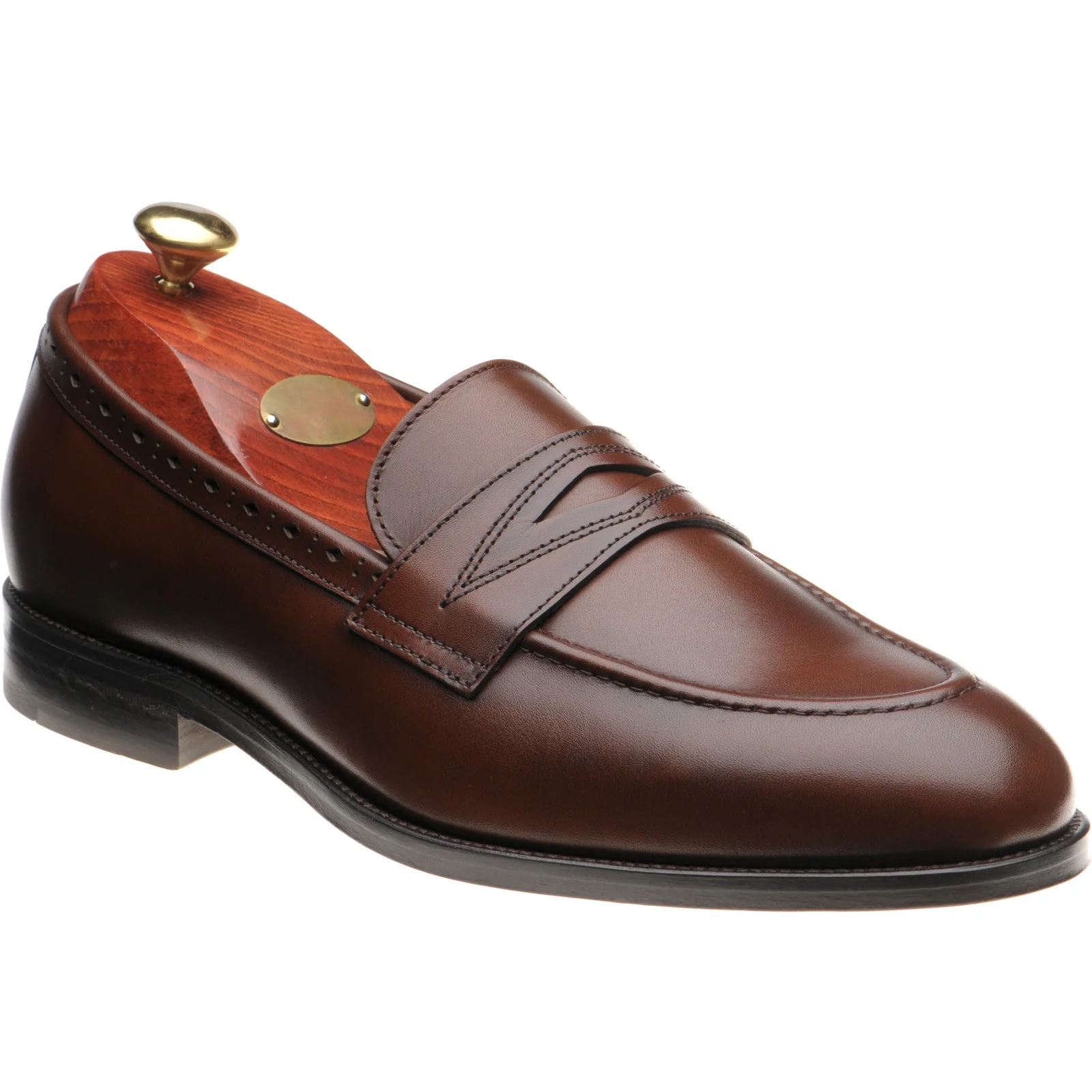 Wildsmith Model 98 mens loafers in cognac calf