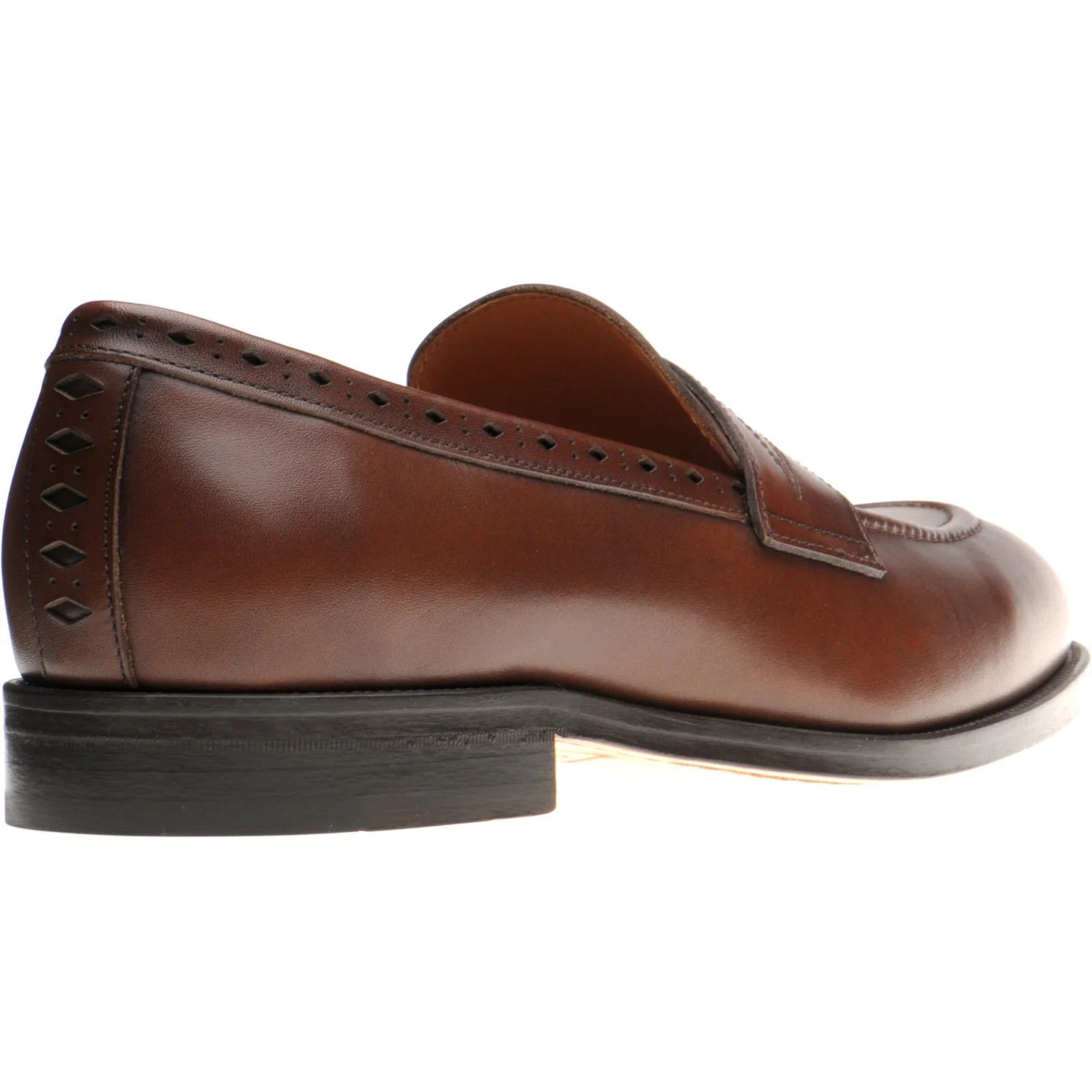 Wildsmith Model 98 mens loafers in cognac calf - Image 4