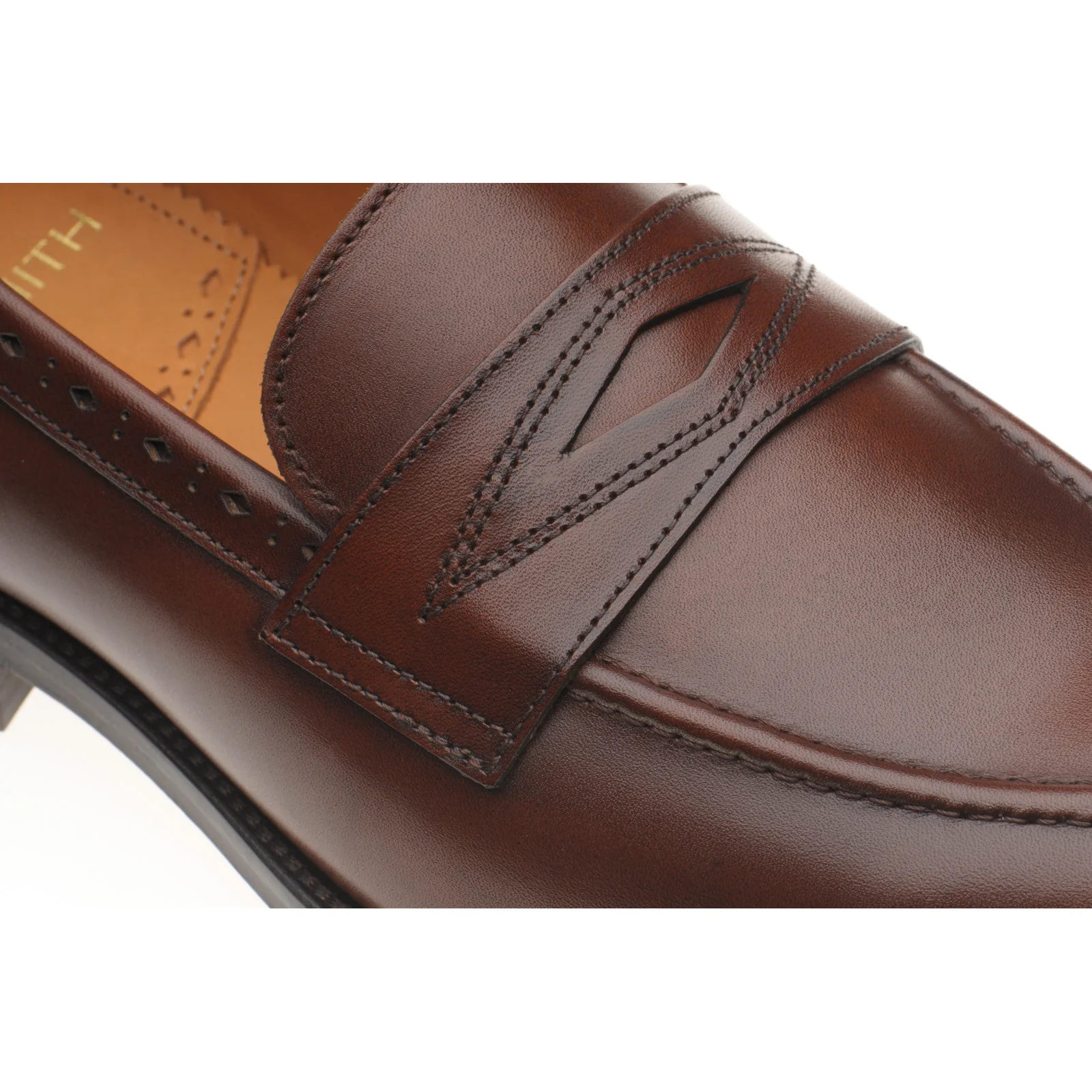 Wildsmith Model 98 mens loafers in cognac calf - Image 5