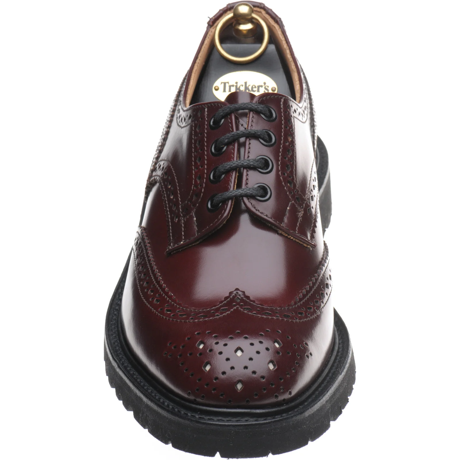 Wildsmith Wildsmith Bourton LW mens brogues in burgundy polished - Image 2