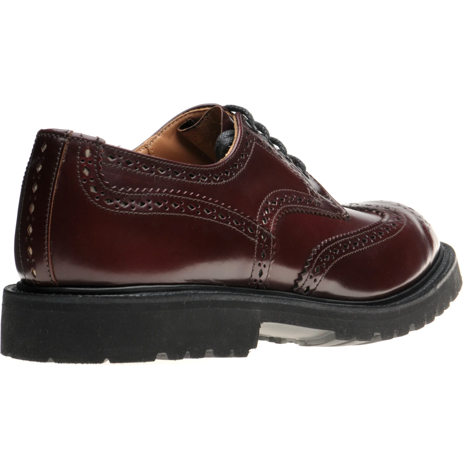 Wildsmith Wildsmith Bourton LW mens brogues in burgundy polished - Image 4