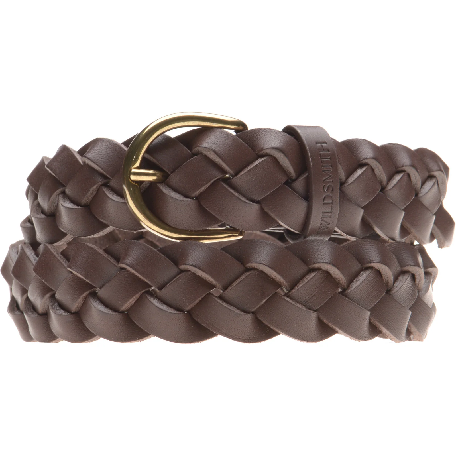 Wildsmith Braided Belt in dark brown