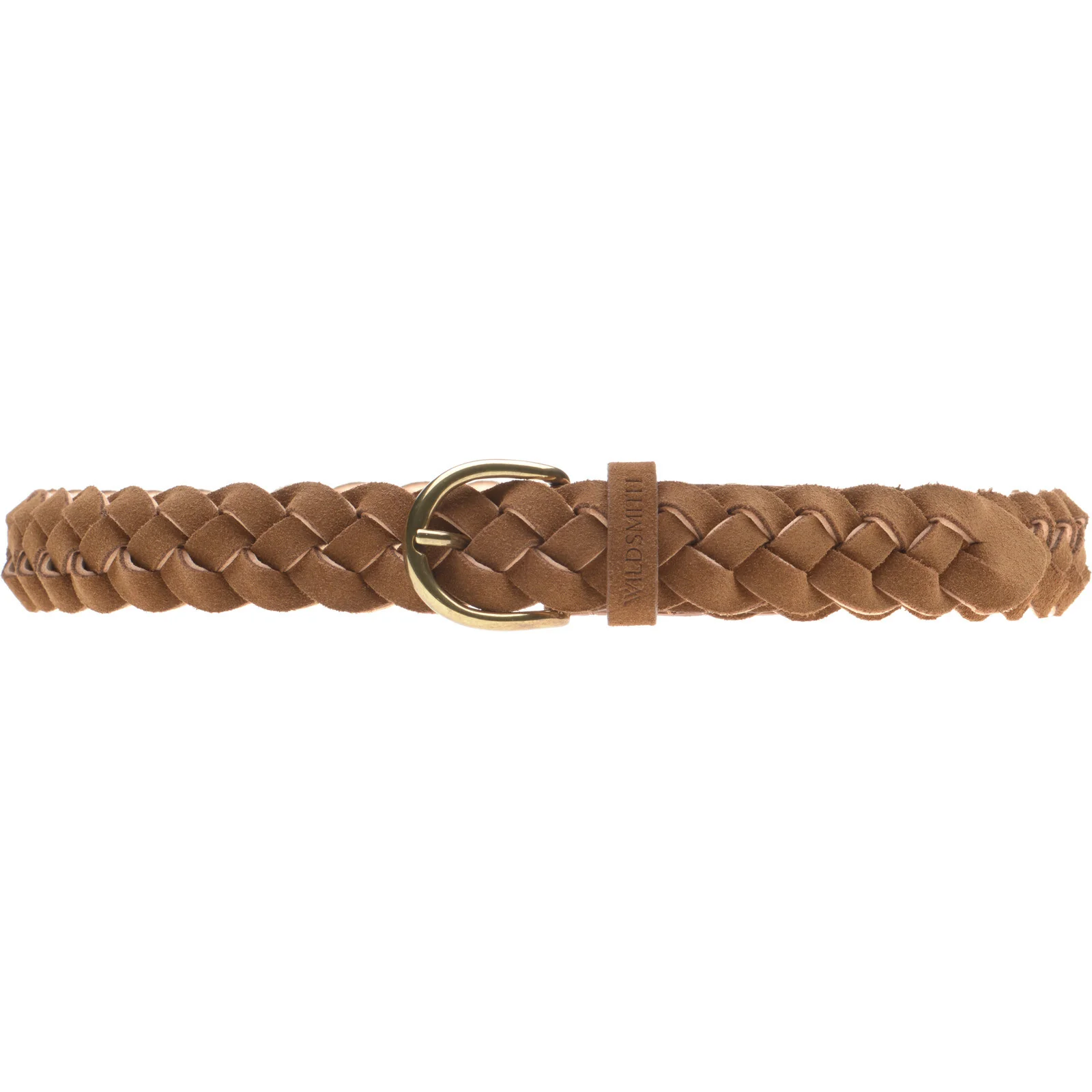 Wildsmith Braided Belt in tan suede - Image 2