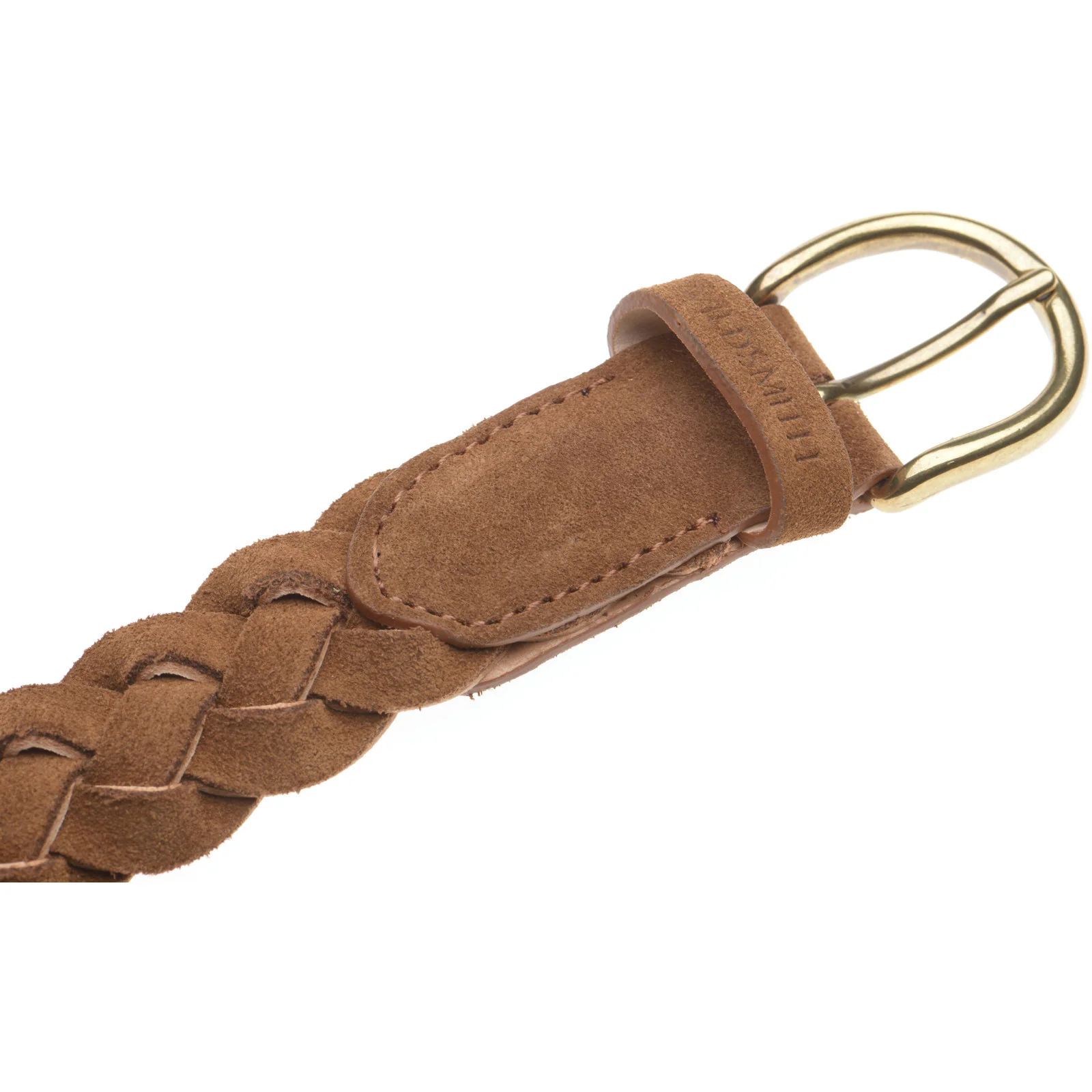 Wildsmith Braided Belt in tan suede - Image 3