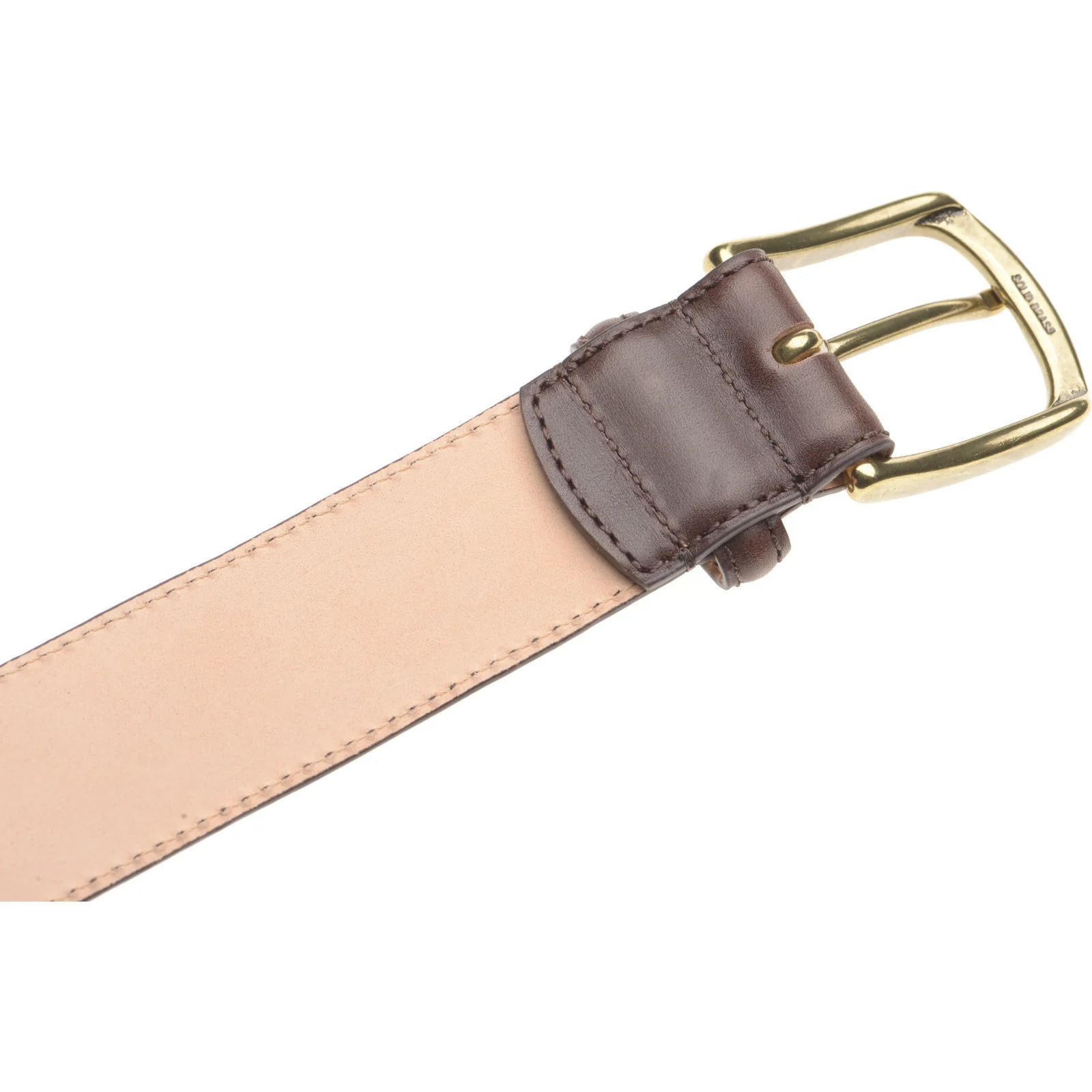 Wildsmith Calf Belt in dark brown - Image 4