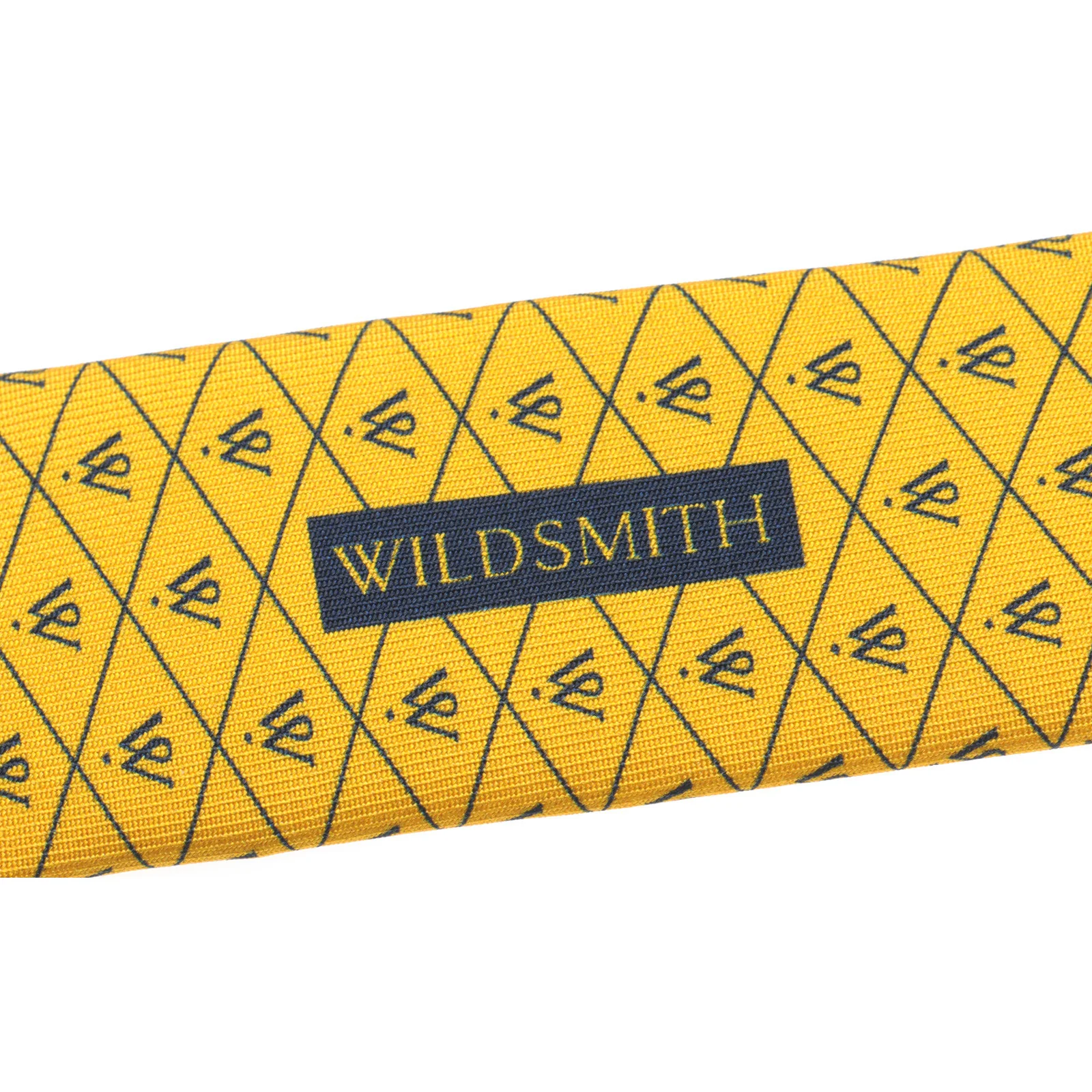 Wildsmith Wildsmith Club Tie in yellow - Image 2