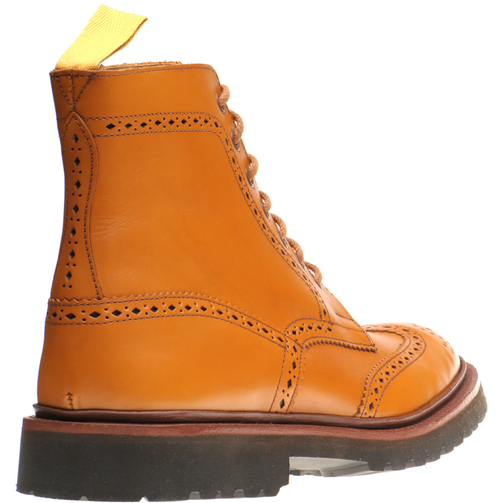 Wildsmith Wildsmith Stow LW mens rubber-soled brogue boots in acorn antique - Image 4