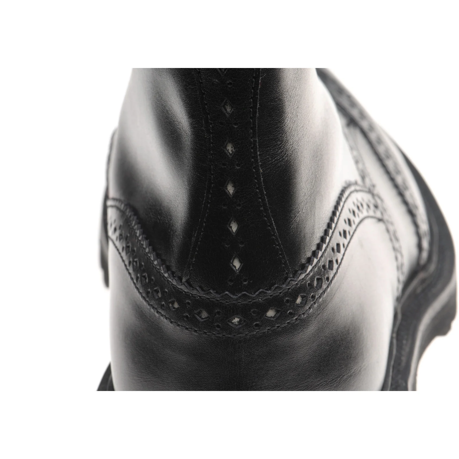 Wildsmith Wildsmith Stow LW mens rubber-soled brogue boots in black calf - Image 5