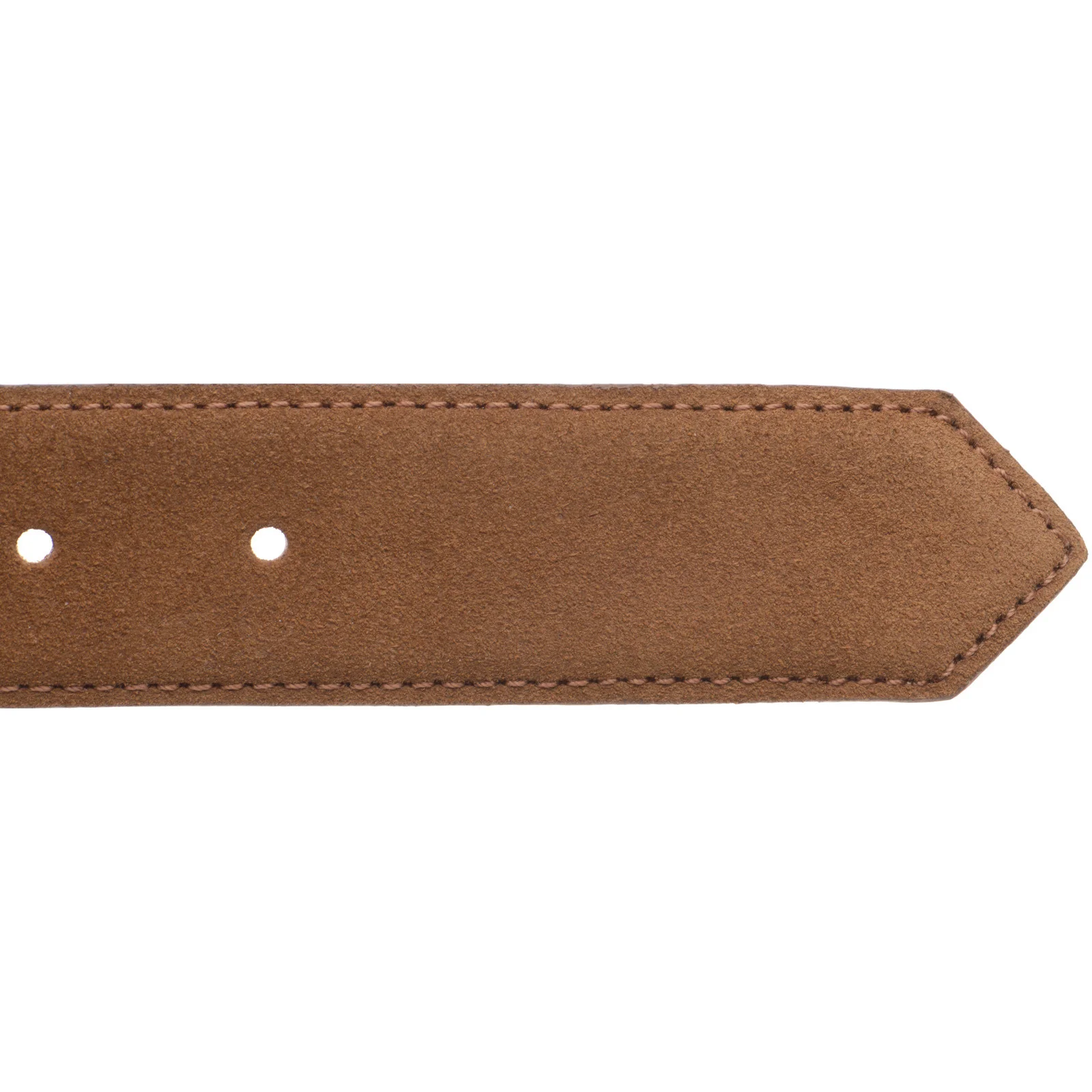 Wildsmith Suede Belt in tan suede - Image 5